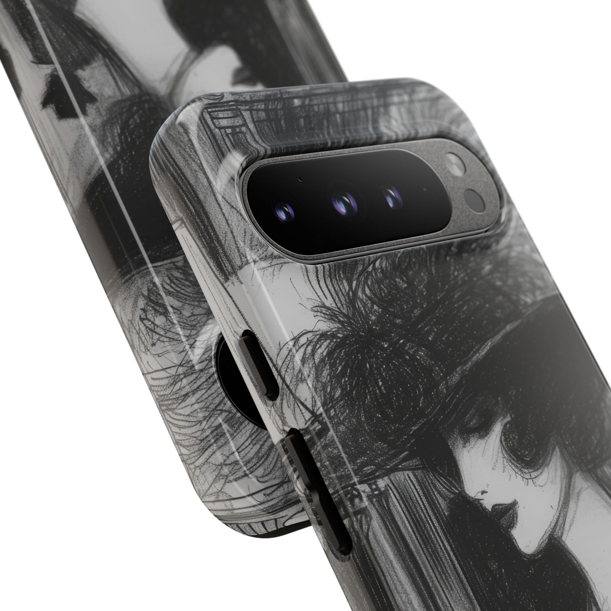 Vintage Feather Elegance Google Pixel 9 - Tough
