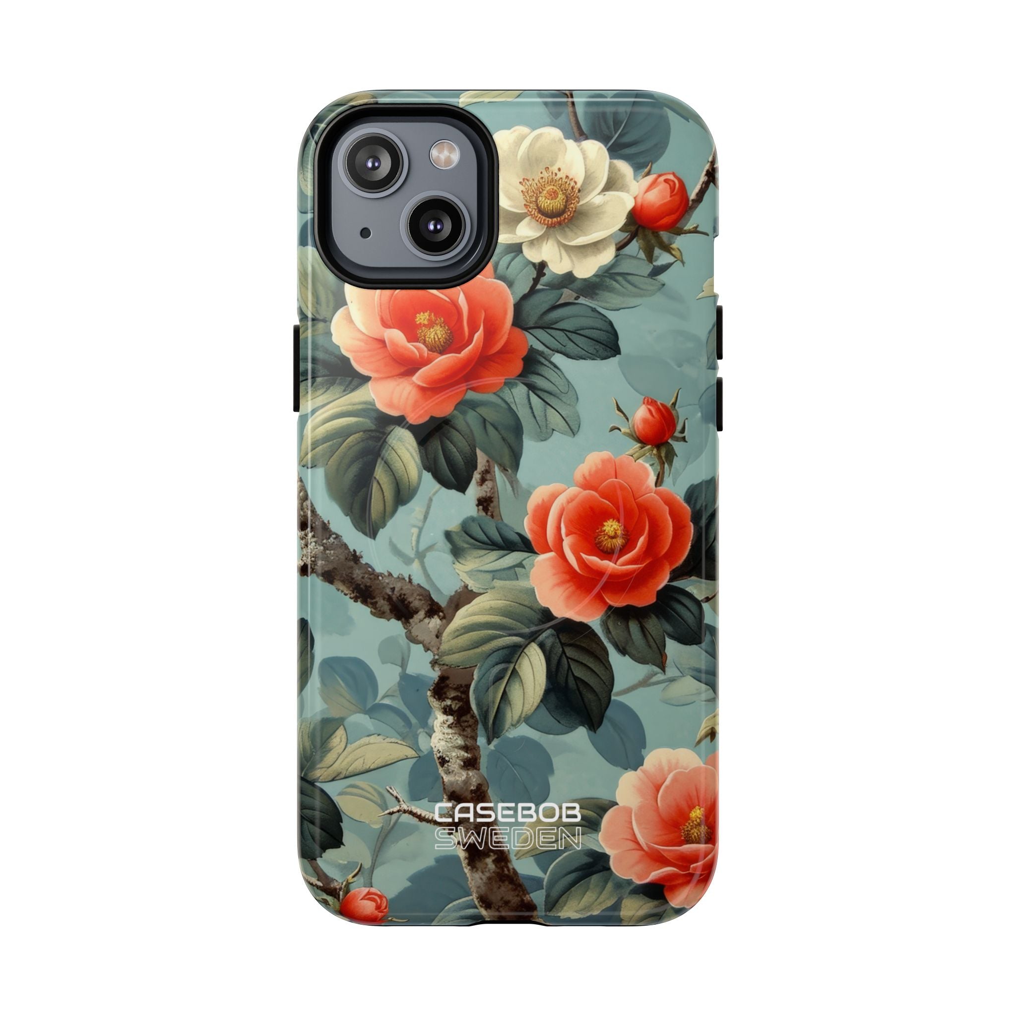 Coral Blossom Tapestry iPhone 14 - Tough+