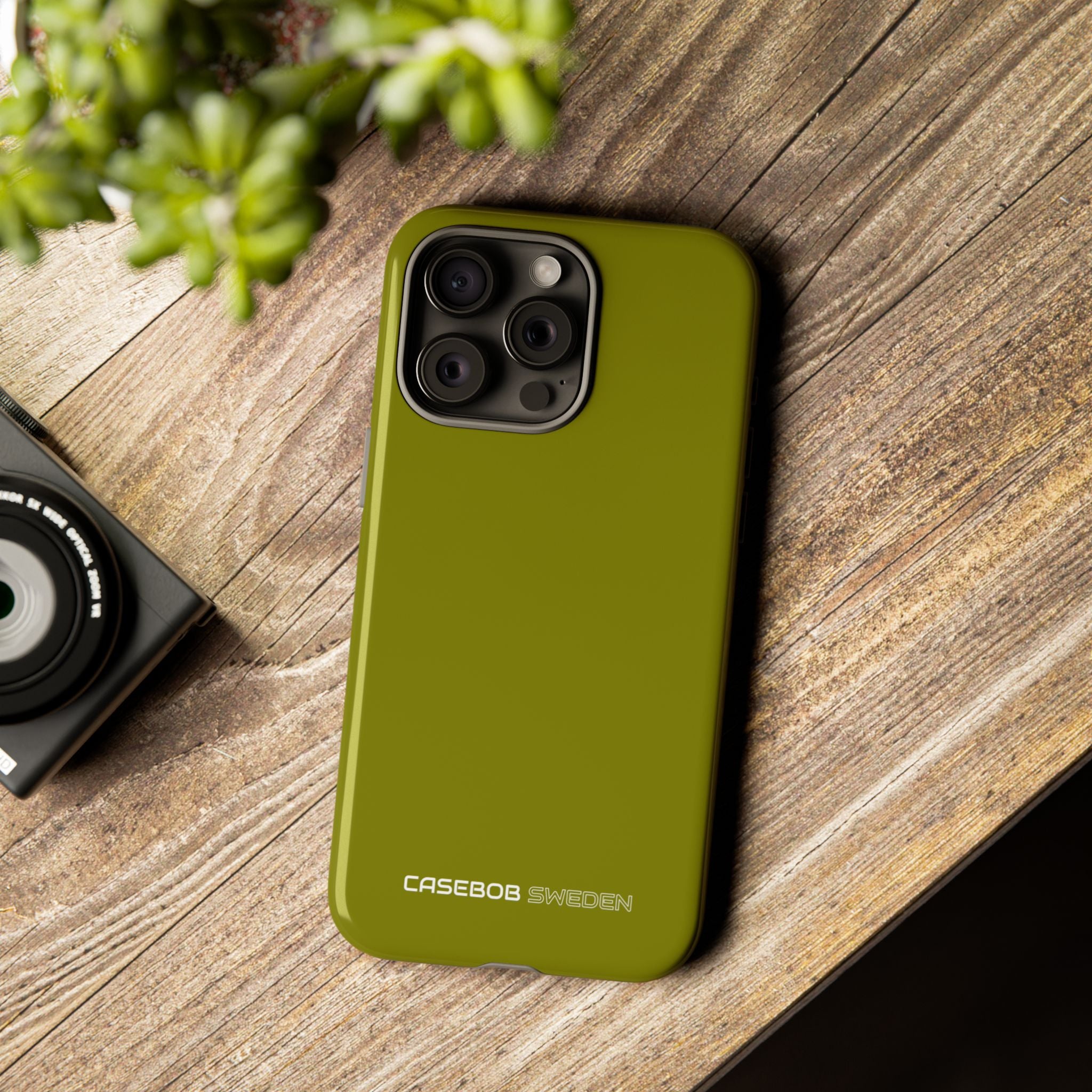 Olive Green iPhone 15 - Tough