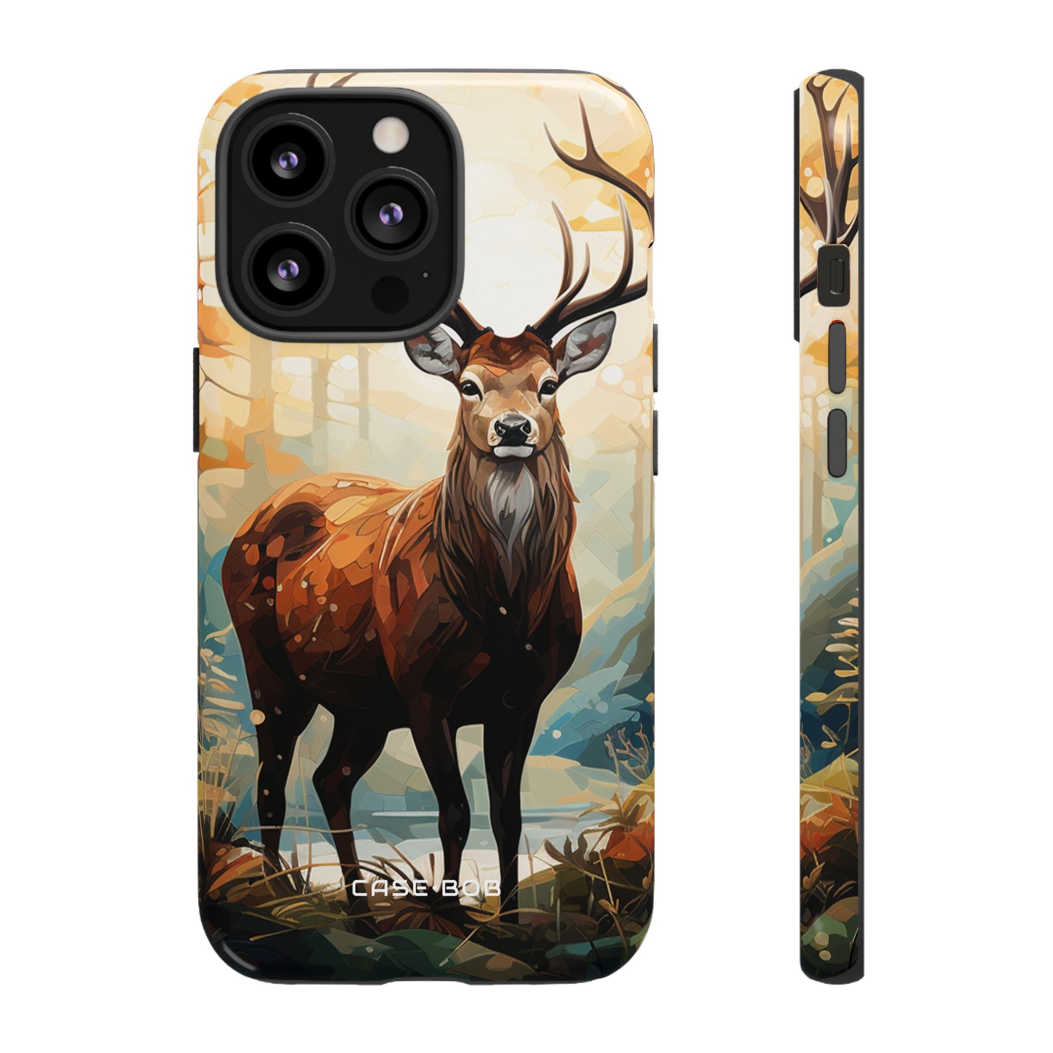 Glowing Stag iPhone 13 Pro Case - Tough