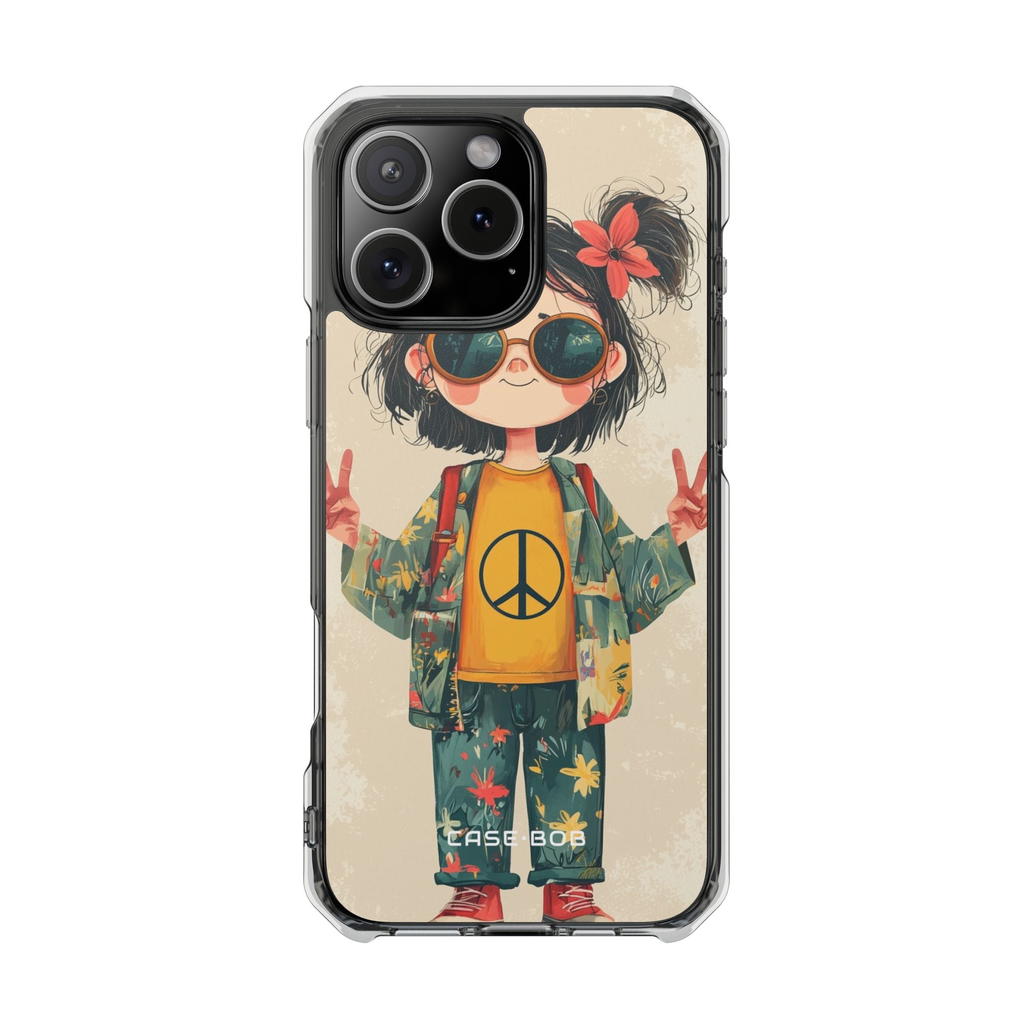 Peace Pigtails iPhone 16 Pro Max Case - Impact