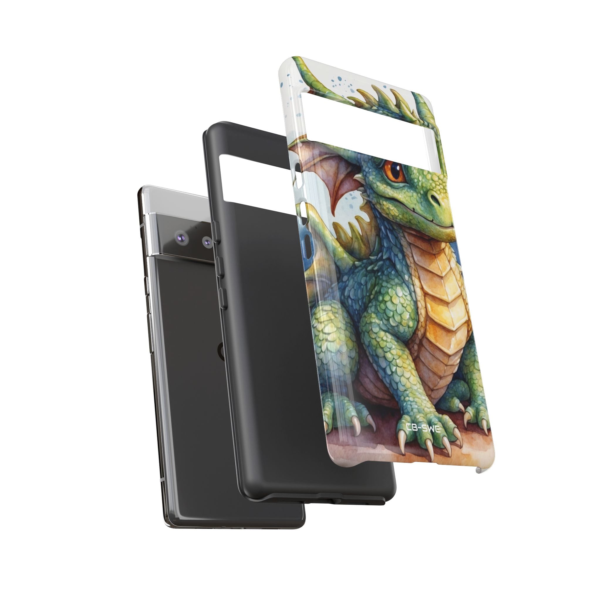 Green Dragon Smiles - Google Pixel Case