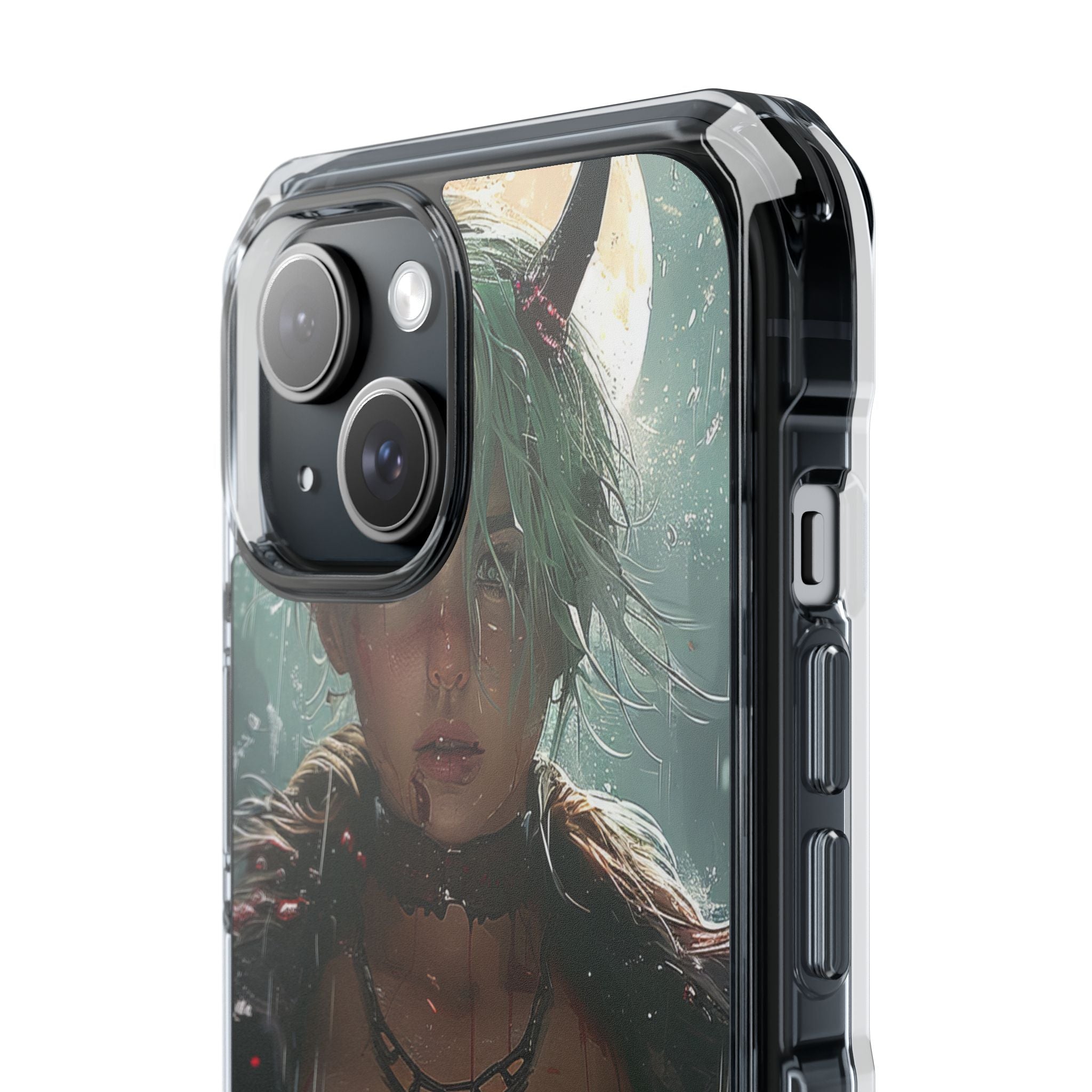 Moonlit Horned Beauty iPhone 15 - Impact Clear+