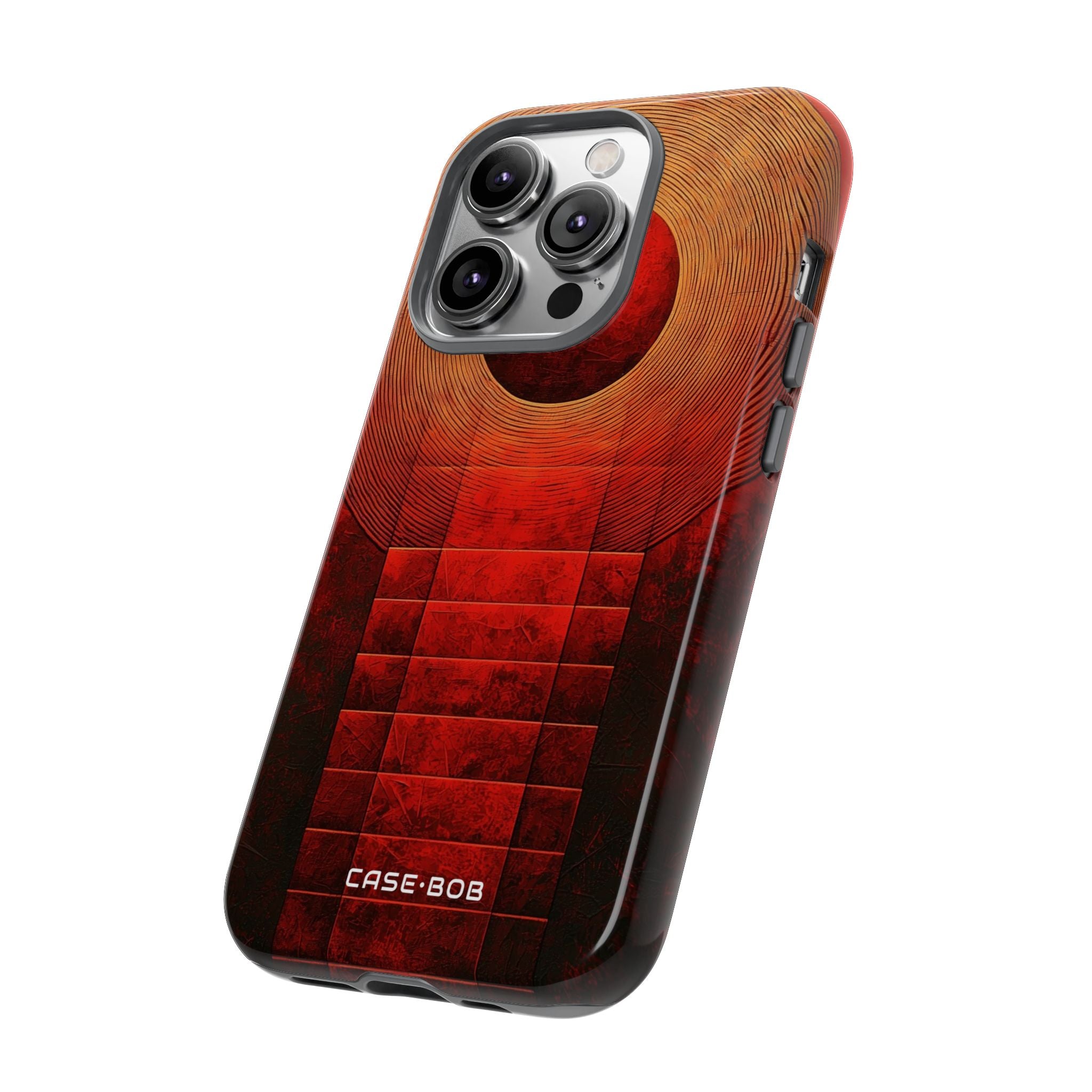 Crimson Orbit iPhone 14 Pro Case - Tough