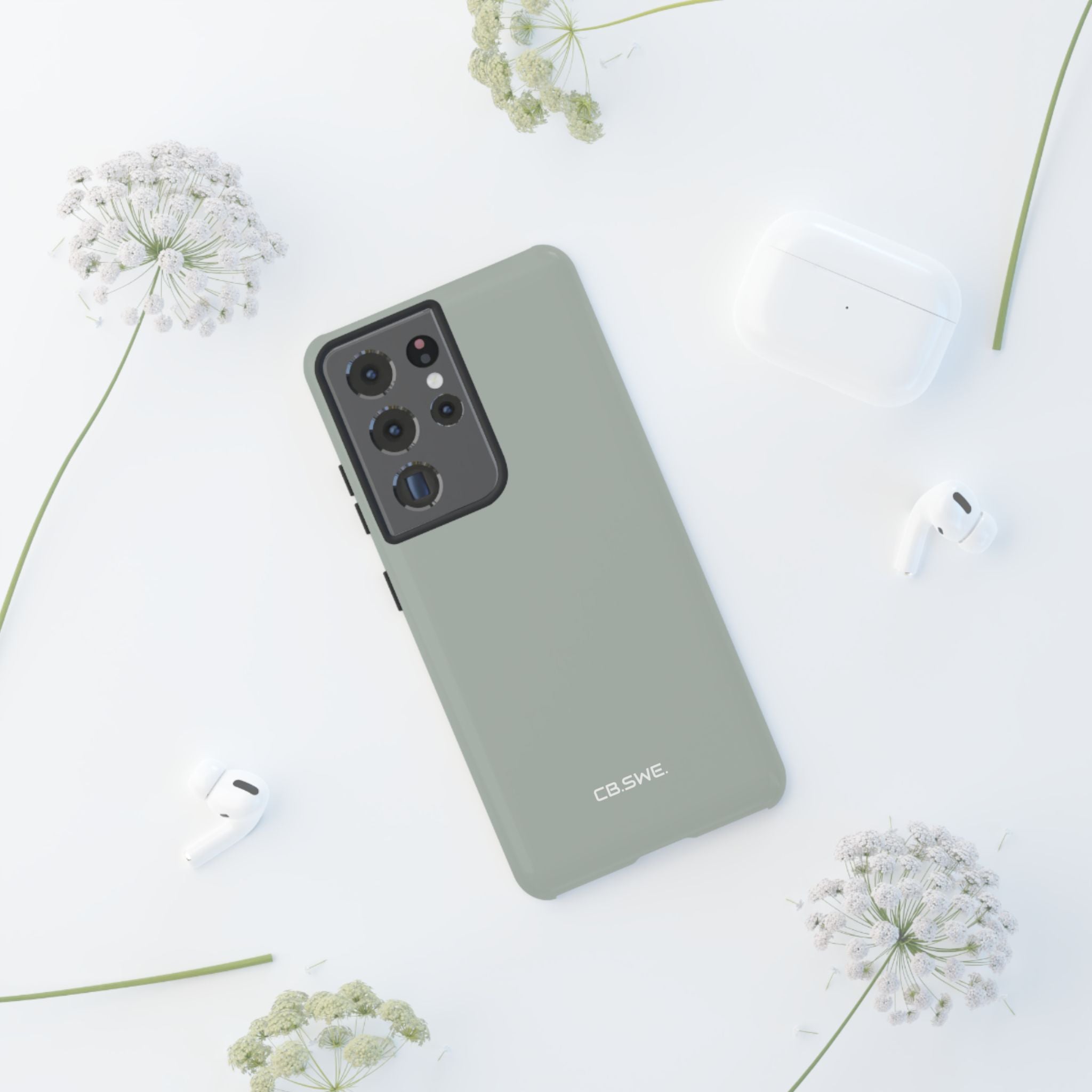 Ash Grey Samsung Case - Tough