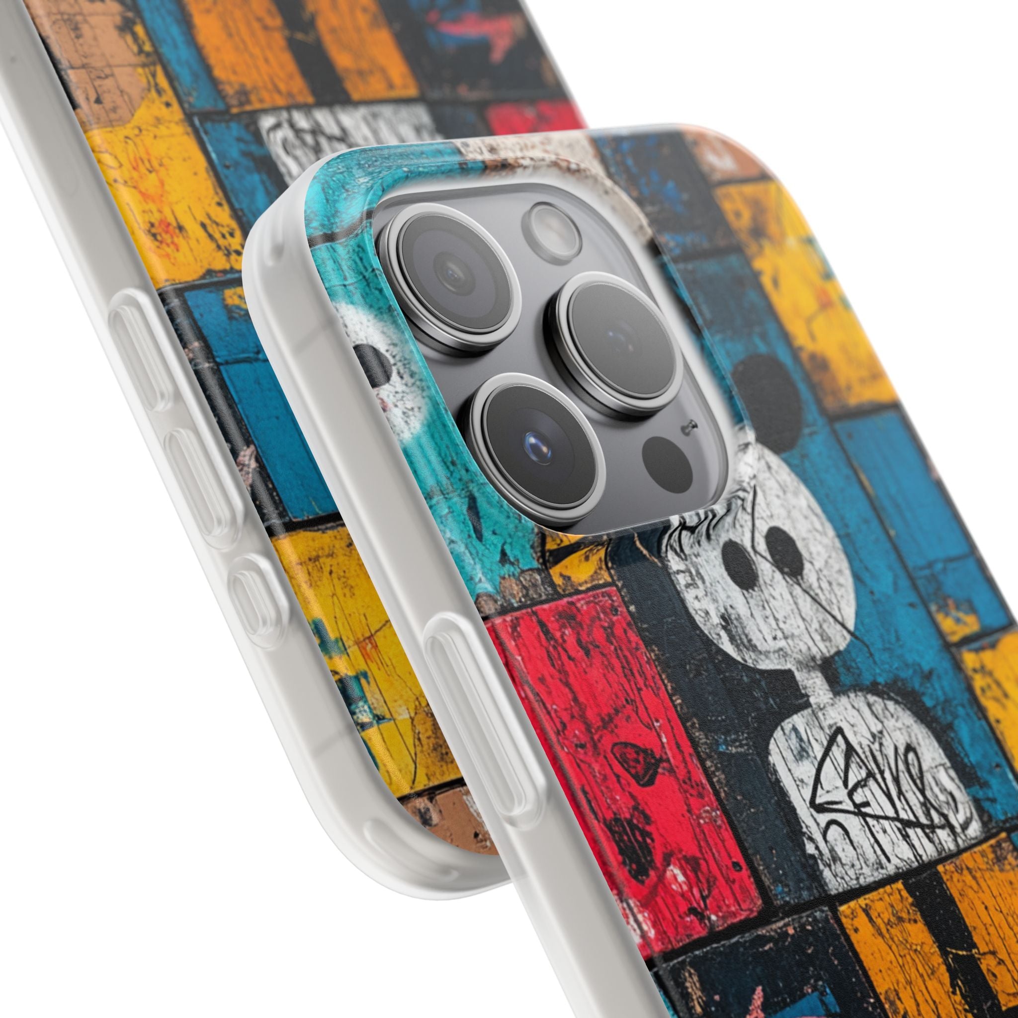 Mickey Mosaic iPhone 15 Pro Case - Soft