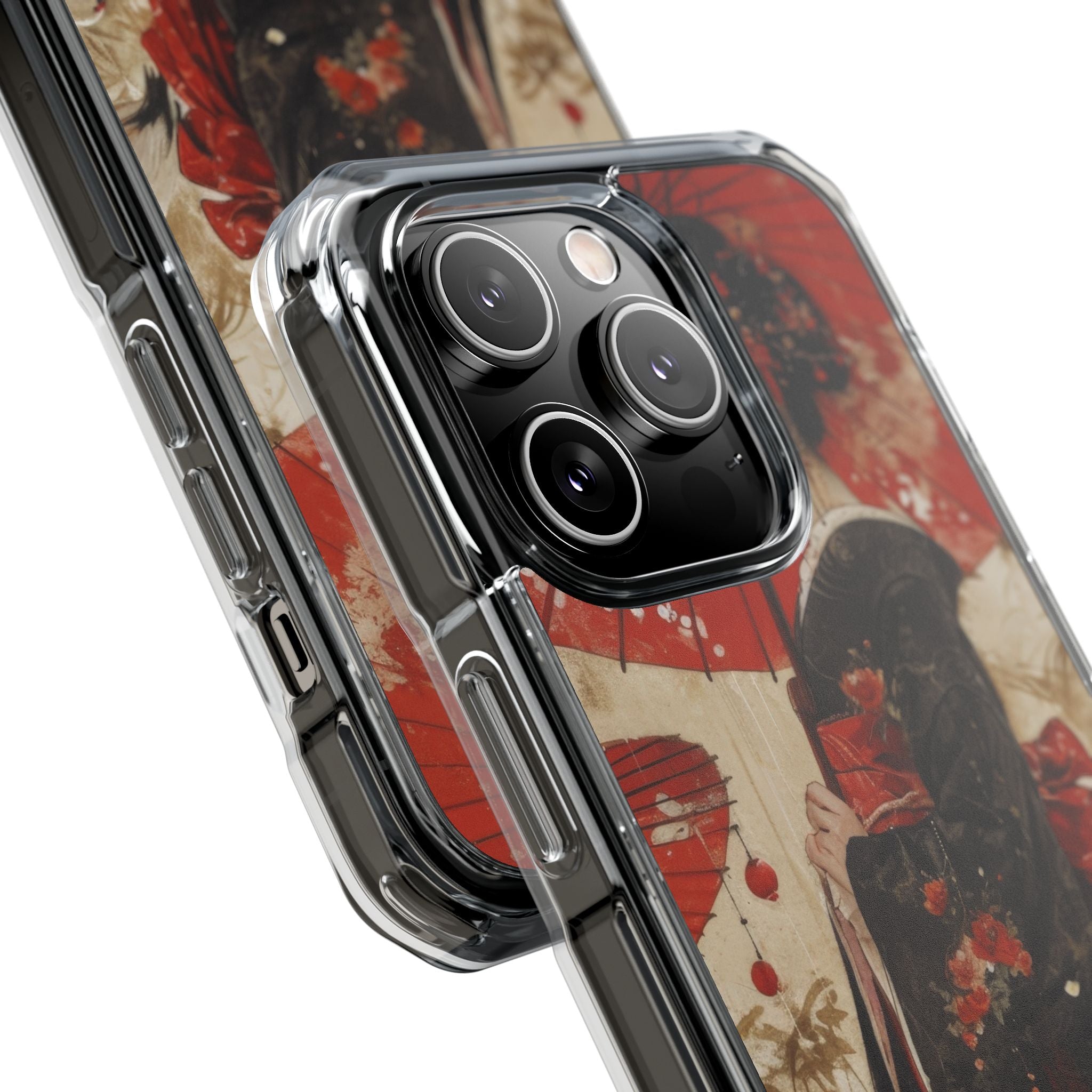Scarlet Crane Dreams iPhone 14 - Impact Clear+