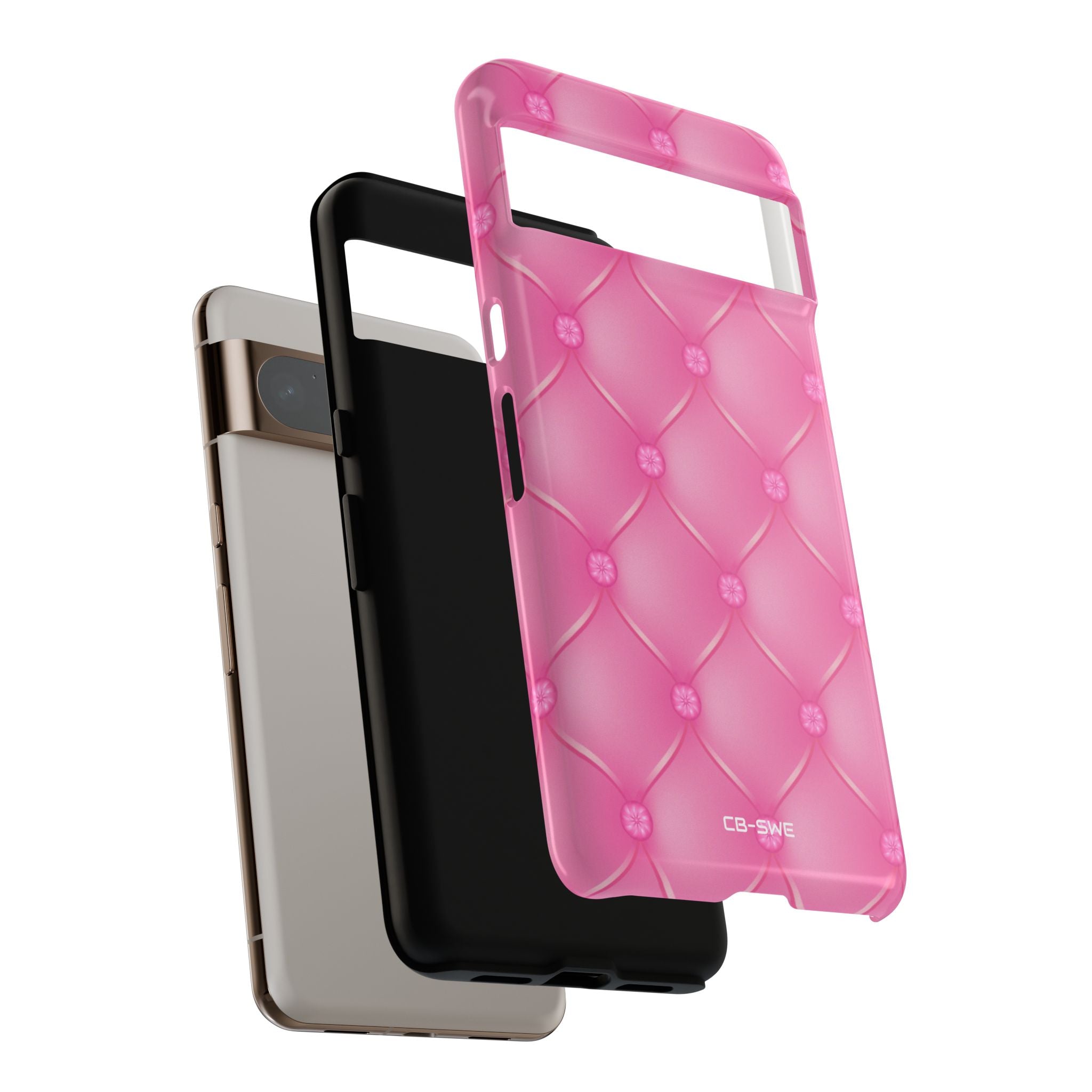 Quilted Pink Elegance - Google Pixel Case