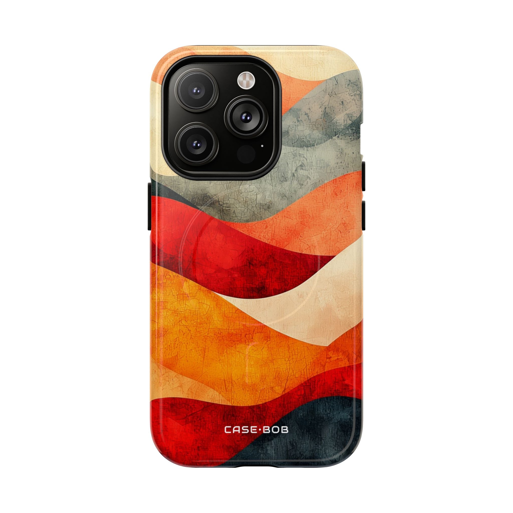 Cracked Wave Sunset iPhone 14 Pro Case - Tough+