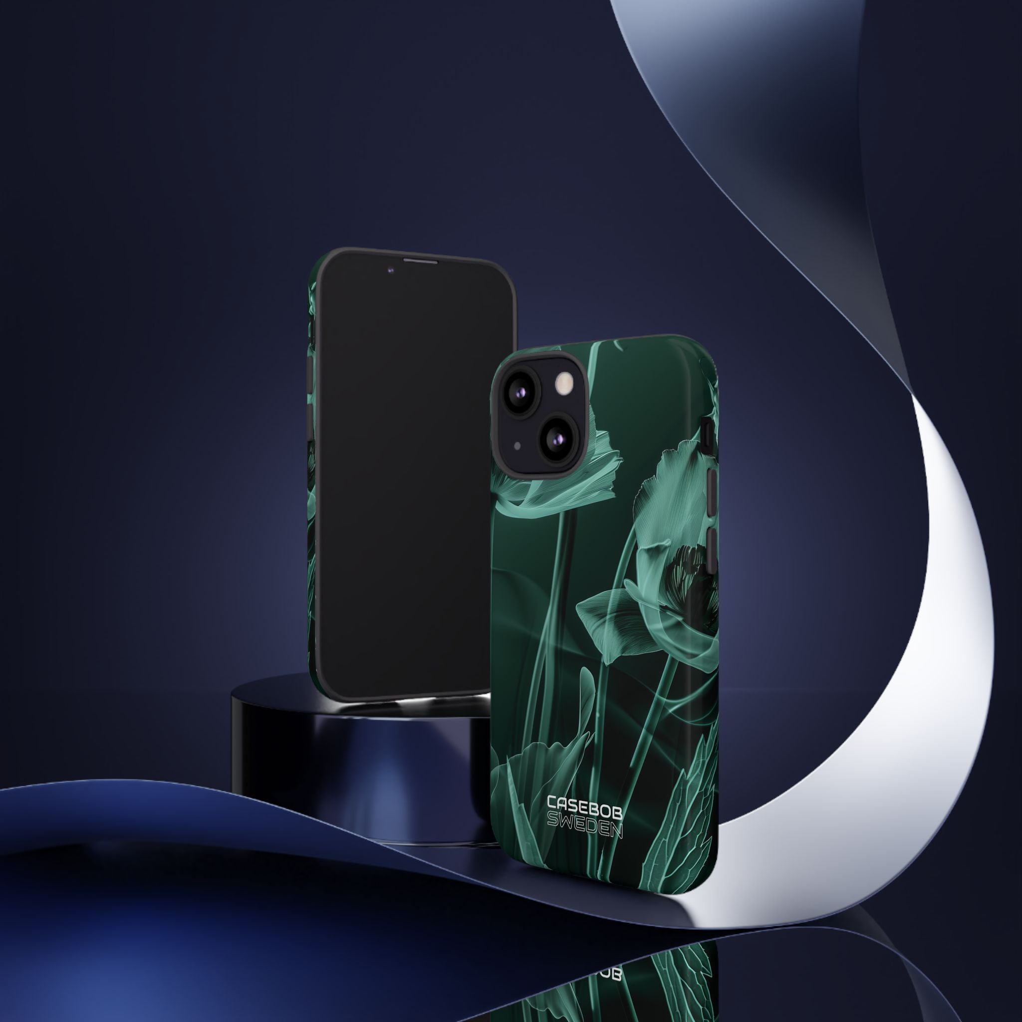 Teal Bloom Radiance iPhone 13 - Tough