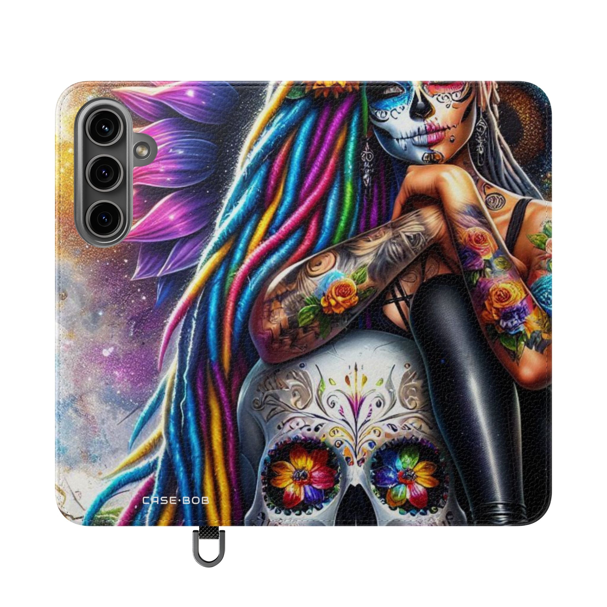 Skull Bloom - Samsung S24 Plus Case - Wallet
