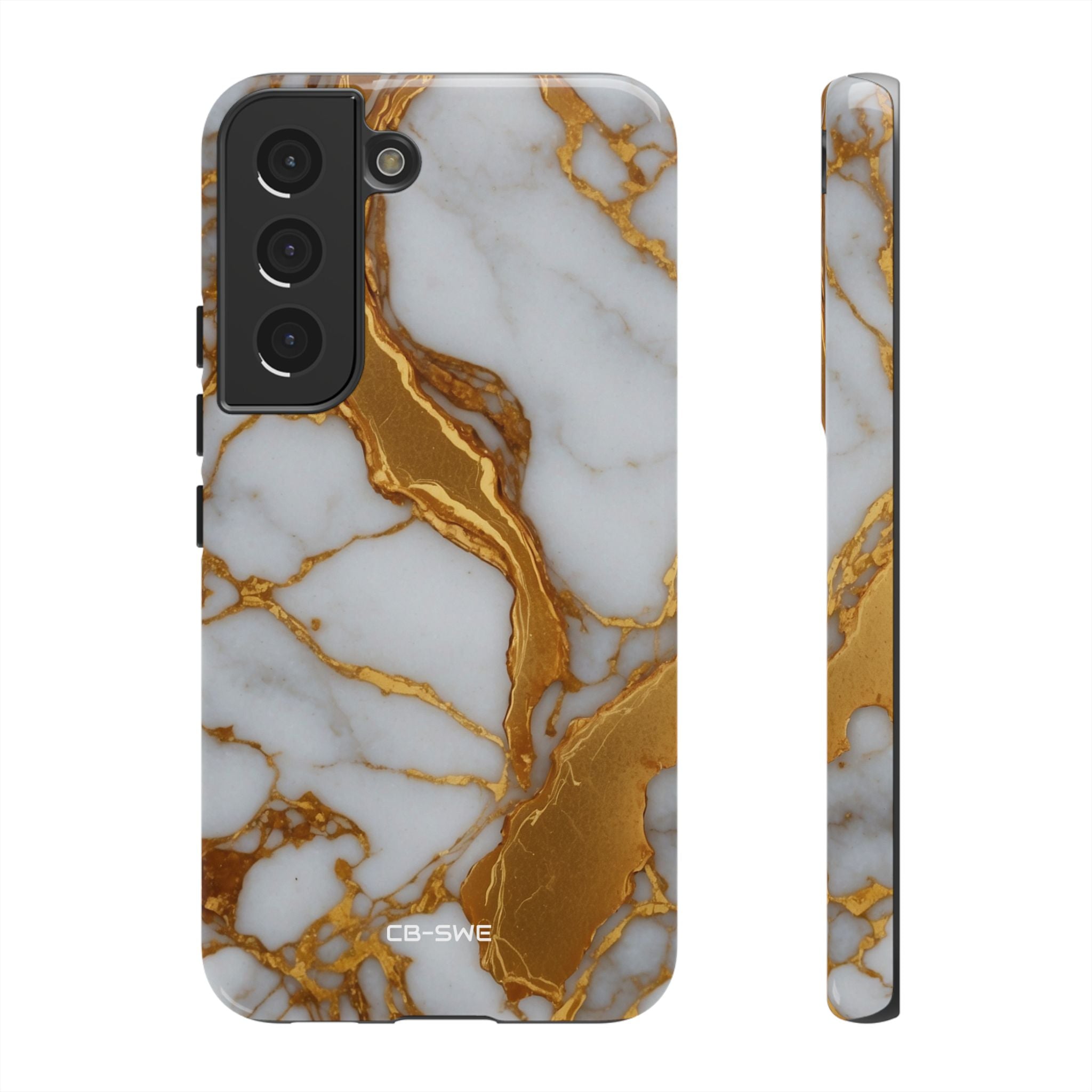Golden Veins Flow - Samsung Case