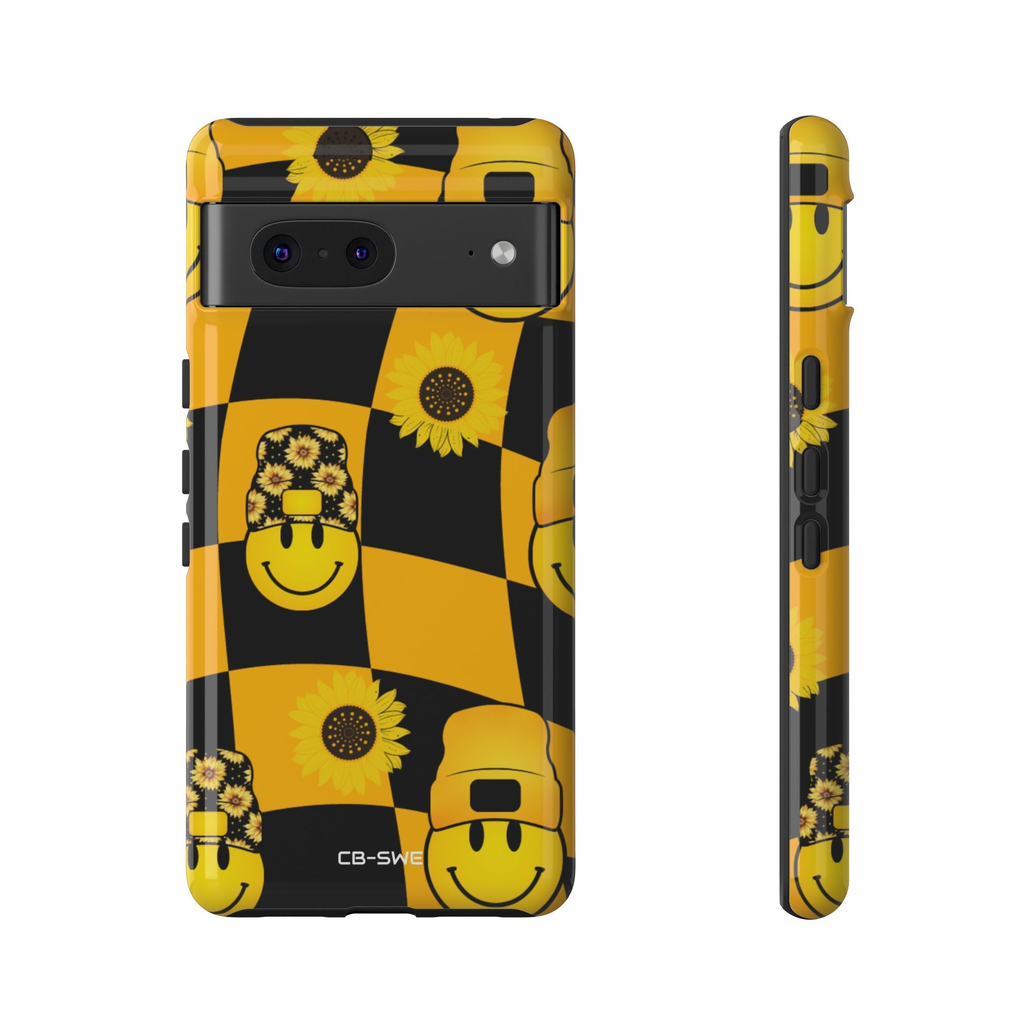 Joyful Checkered Smiles - Google Pixel Case