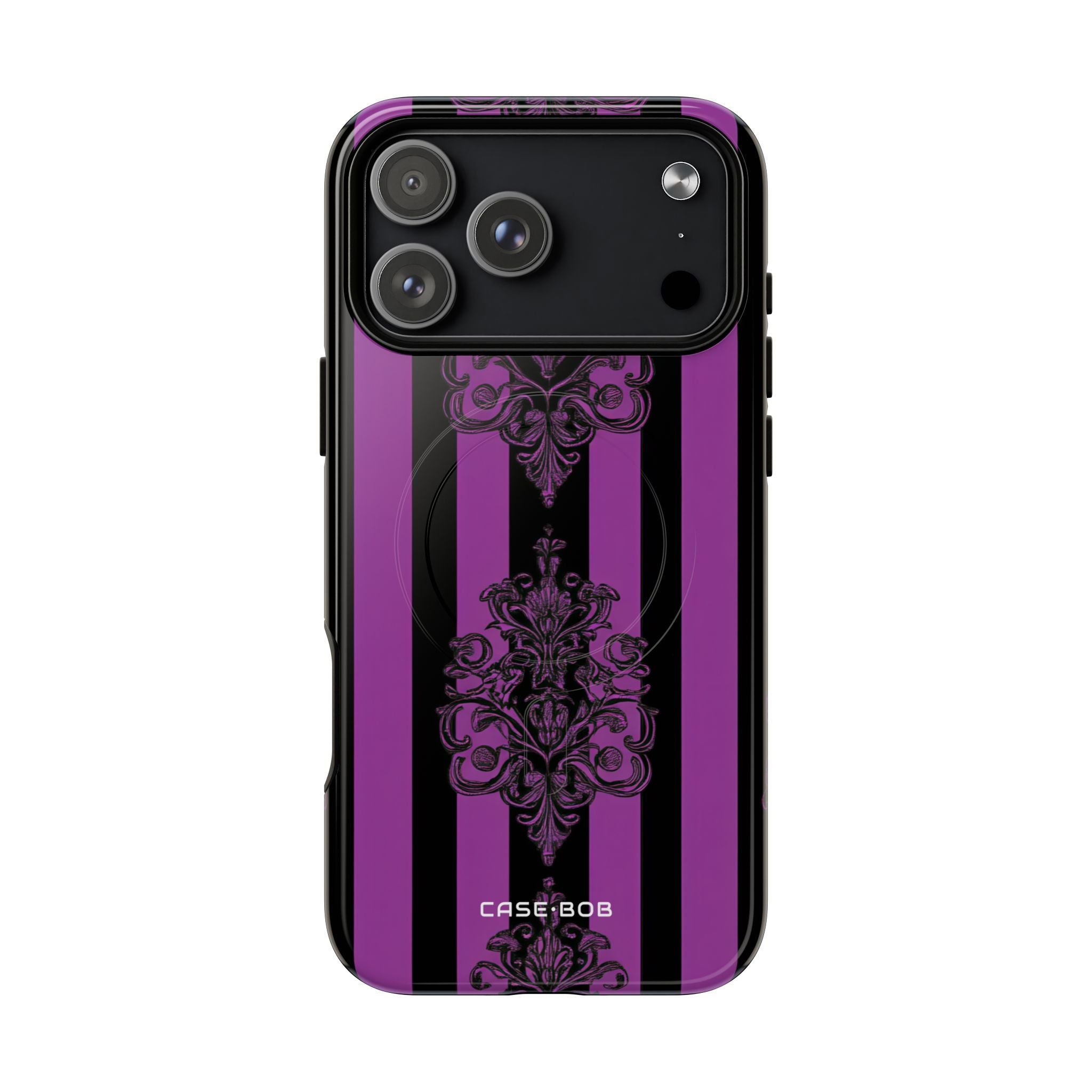 Damask Elegance Purple iPhone 17 Pro Max Case - Tough+