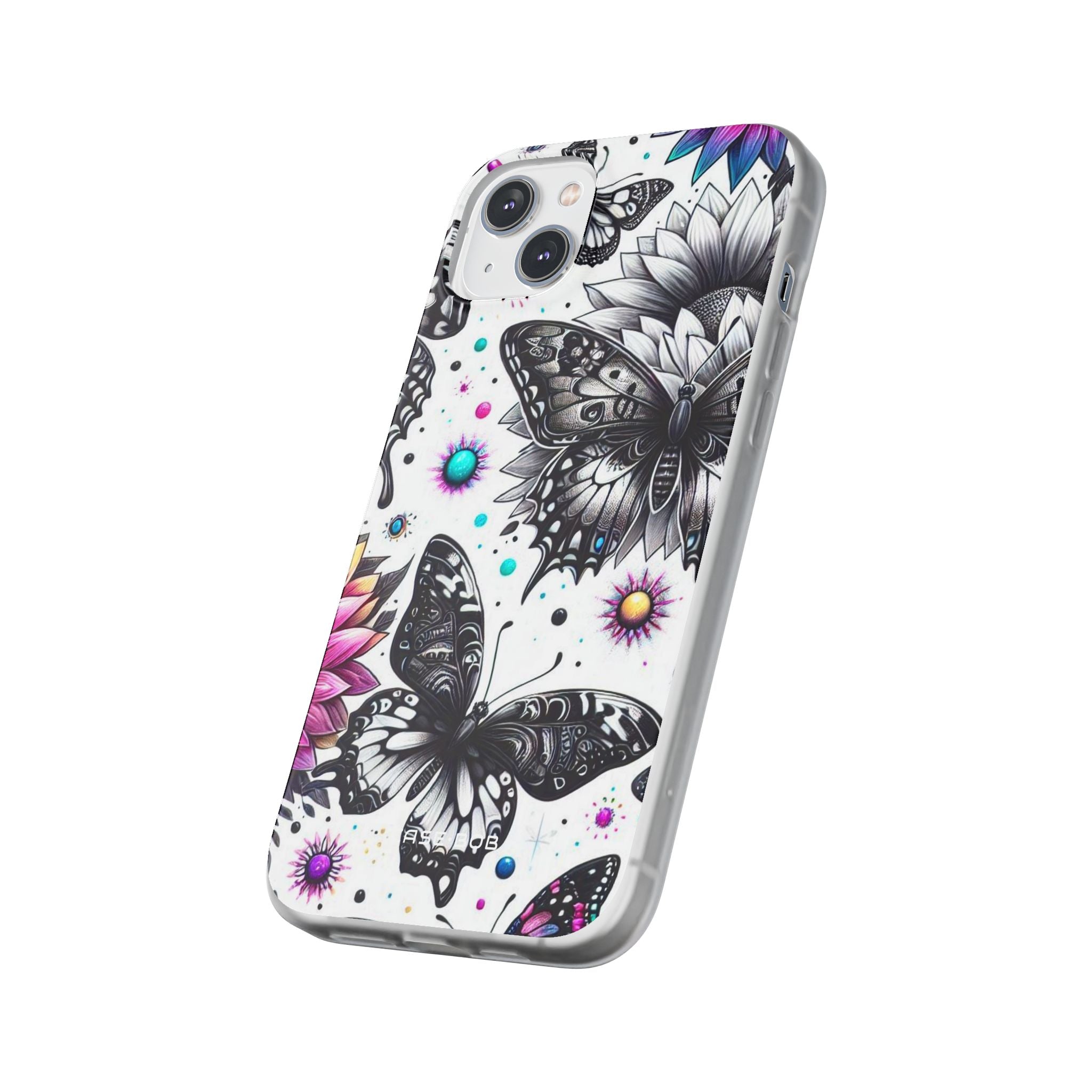 Butterfly Bloom iPhone 14 Plus Case - Soft