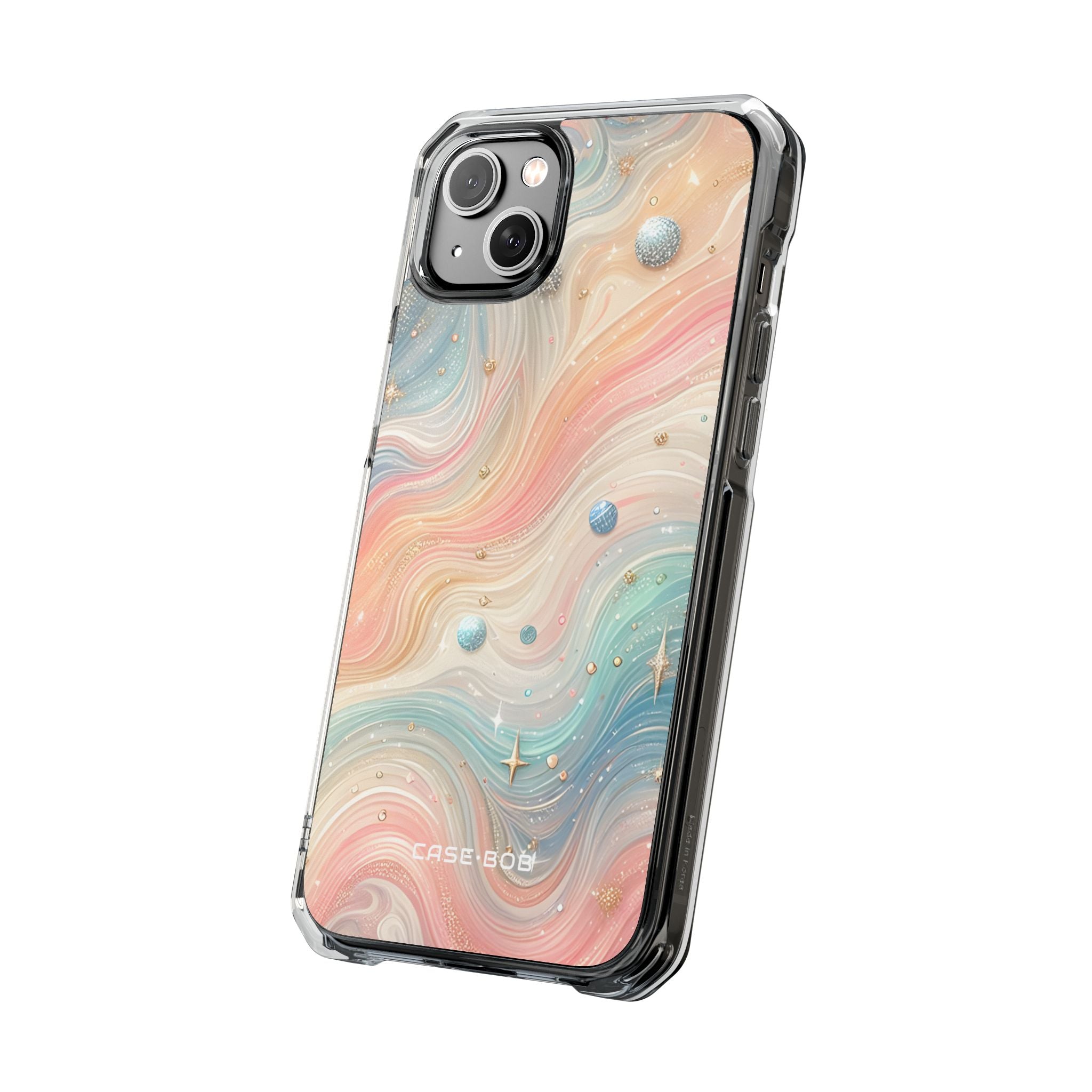 Iridescent Swirls iPhone 14 Plus Case - Impact
