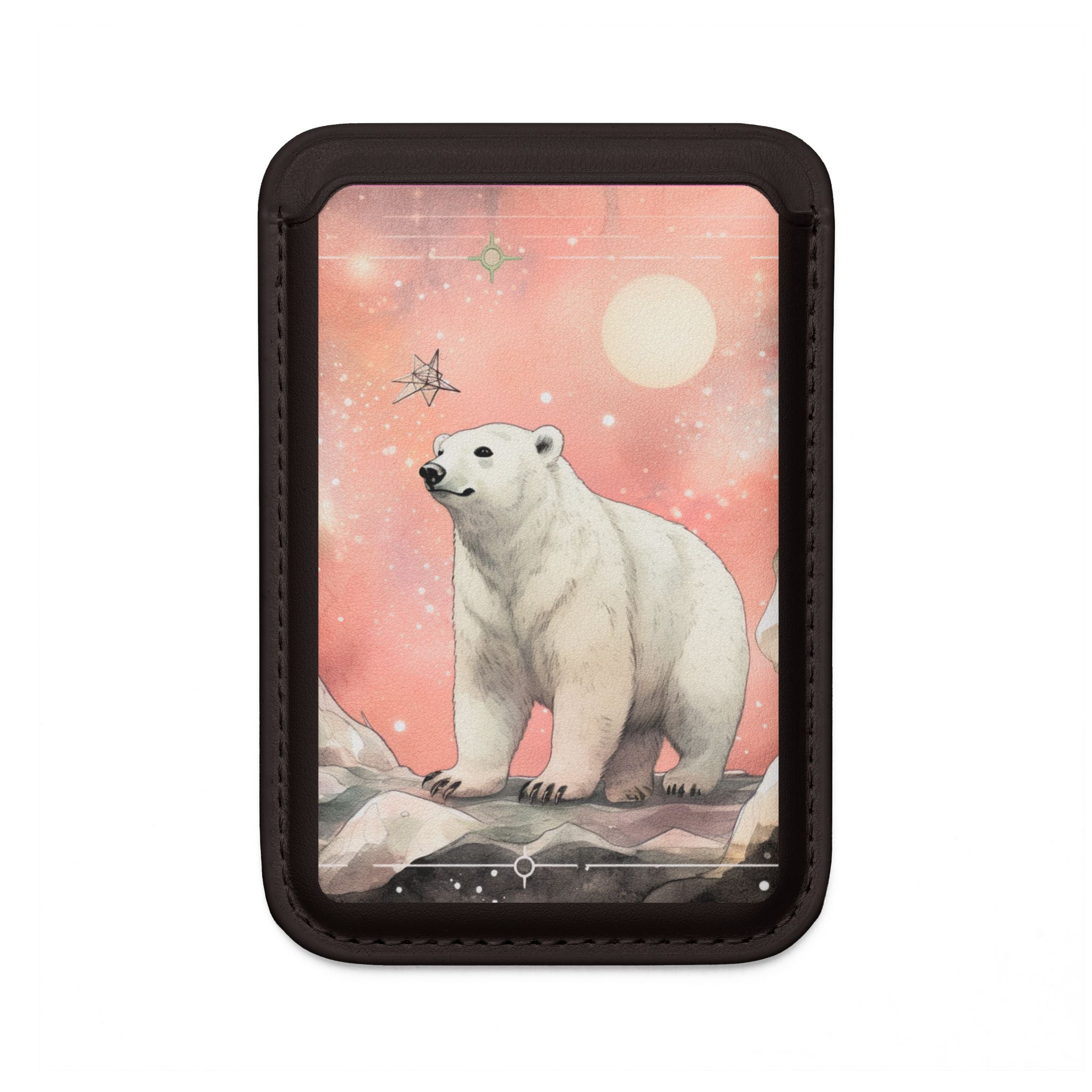 Polar Bear Nebula Wallet – MagSafe Ready