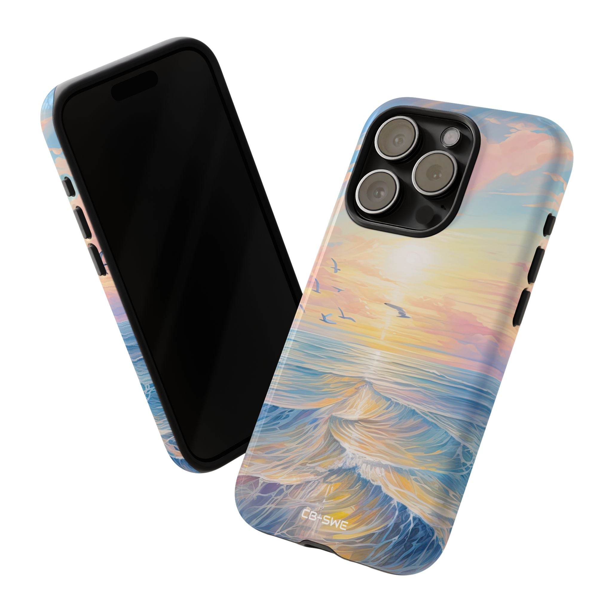 Gentle Waves Embrace - iPhone Case