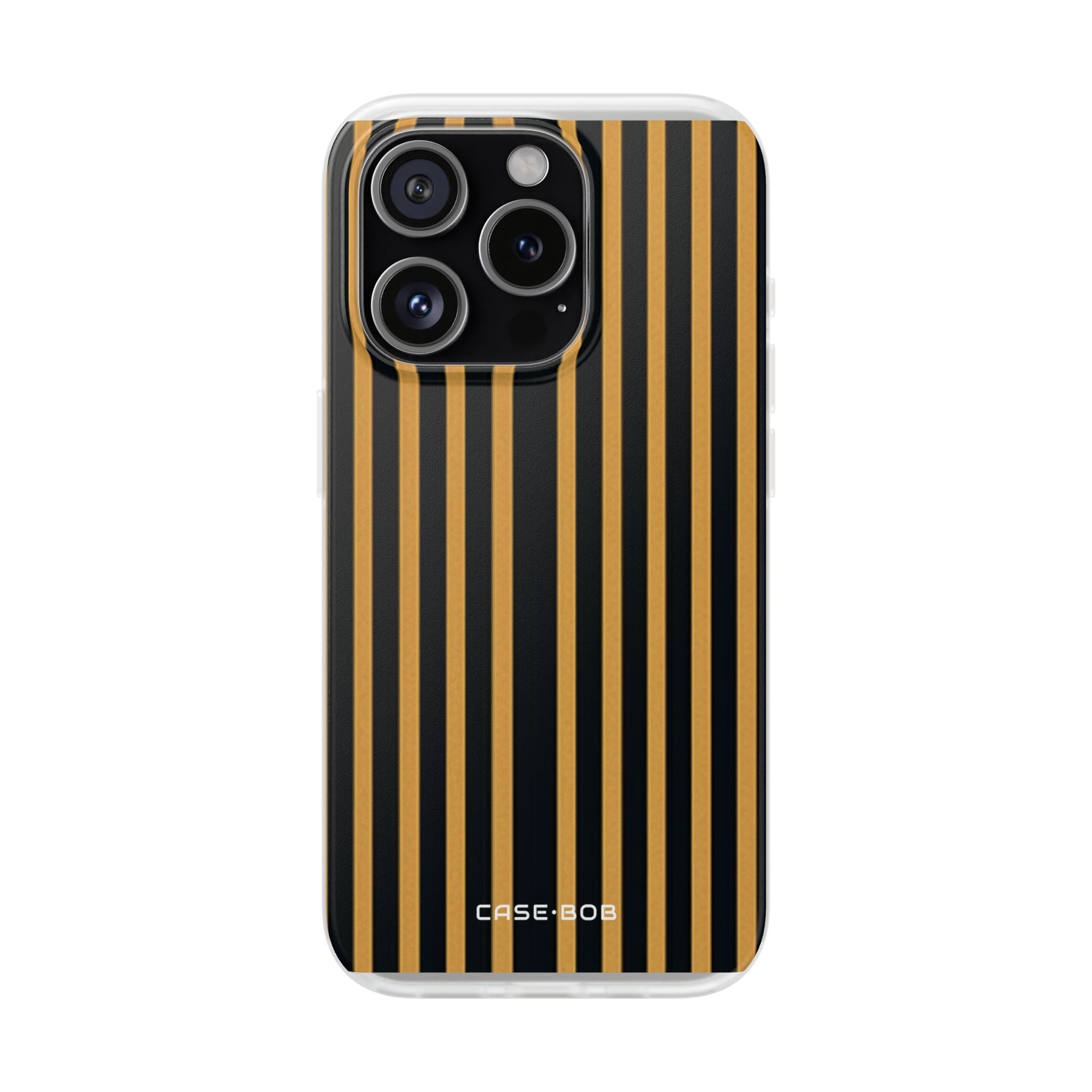 Golden Stripes iPhone 15 Pro Case - Soft