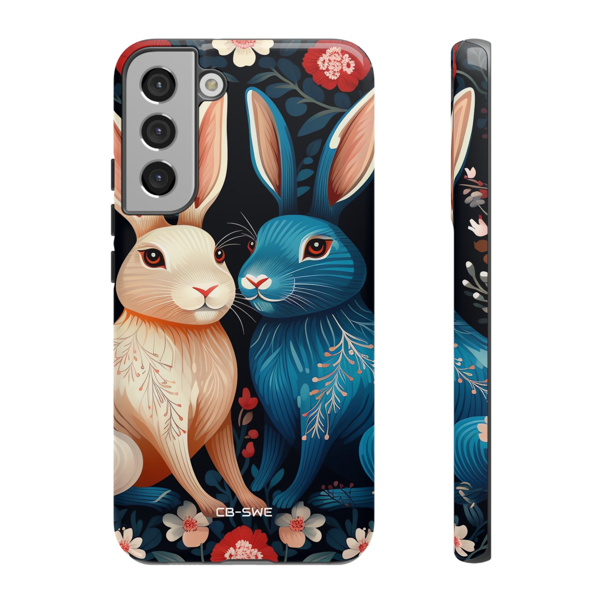 Rabbits Embrace Blossoms - Samsung Case