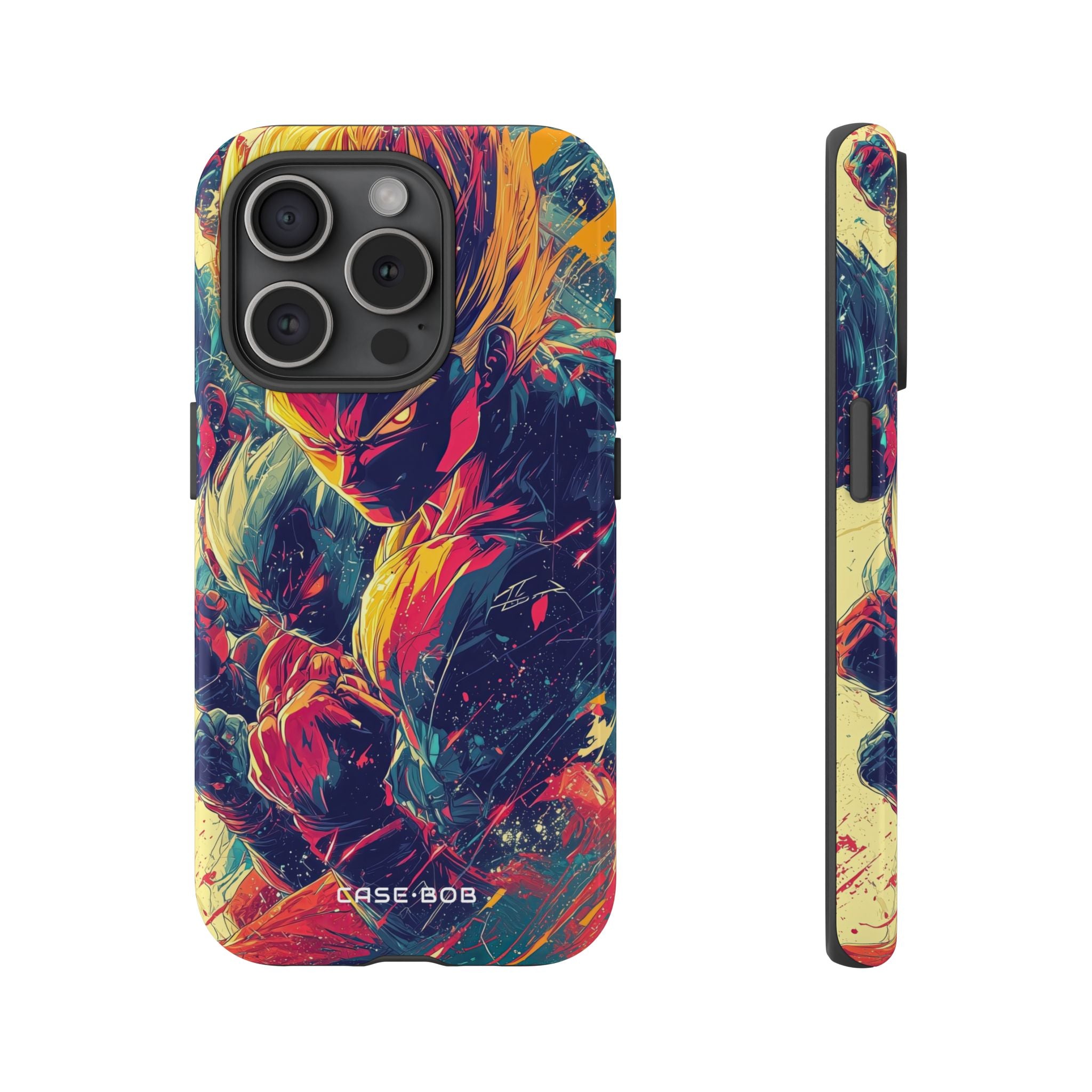 Yellow Fury iPhone 15 Pro Case - Tough