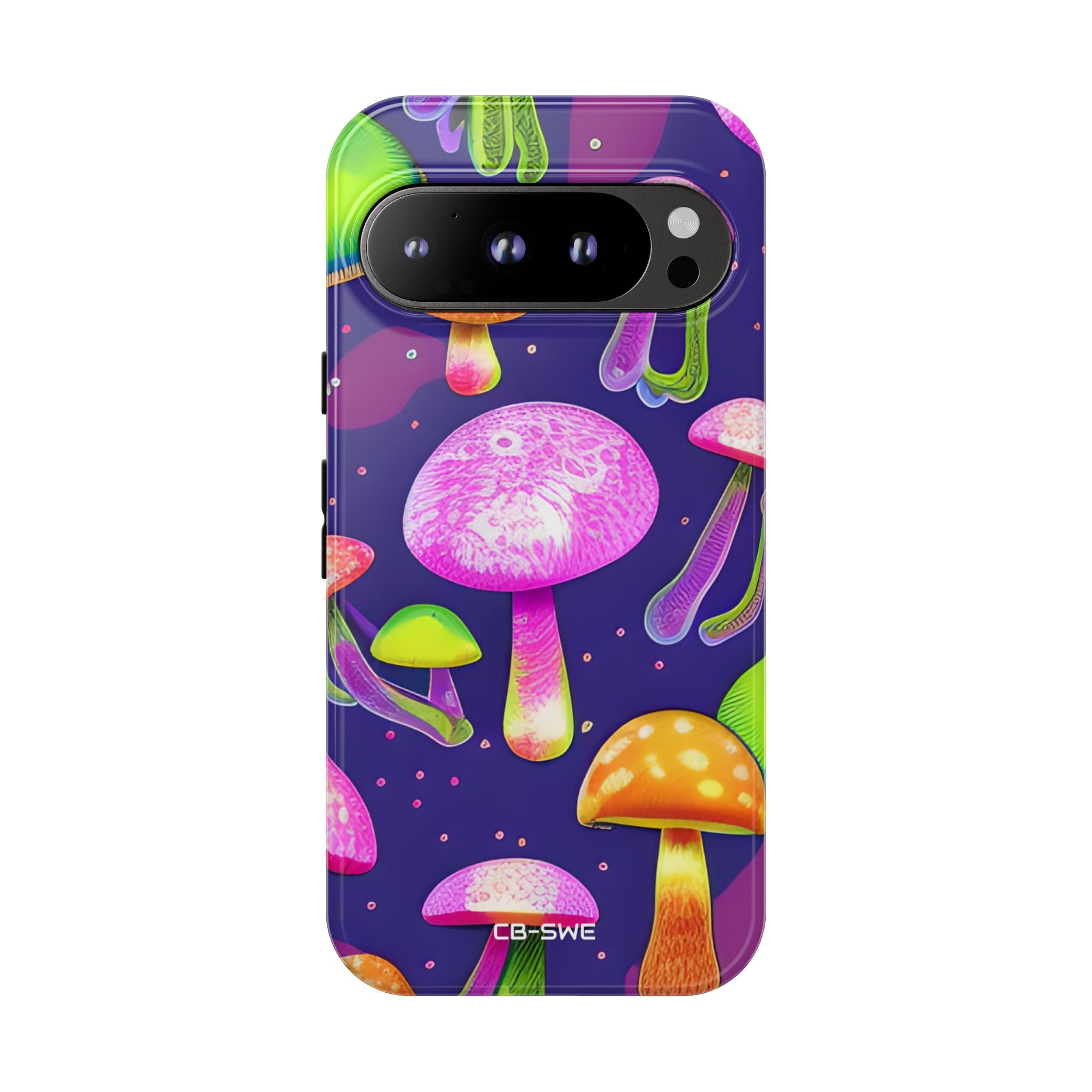 Neon Mushroom Dreams - Google Pixel Case