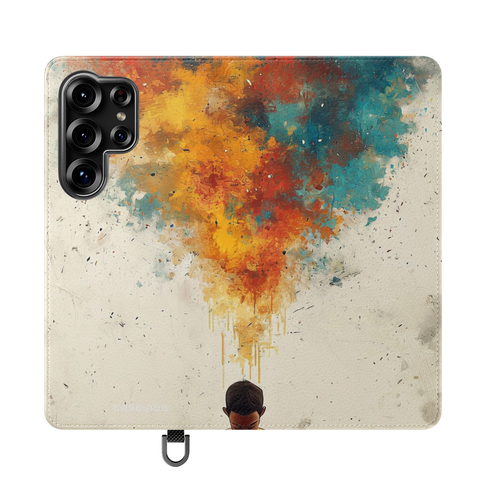 Meditative Ember - Samsung S25 Ultra Case - Wallet