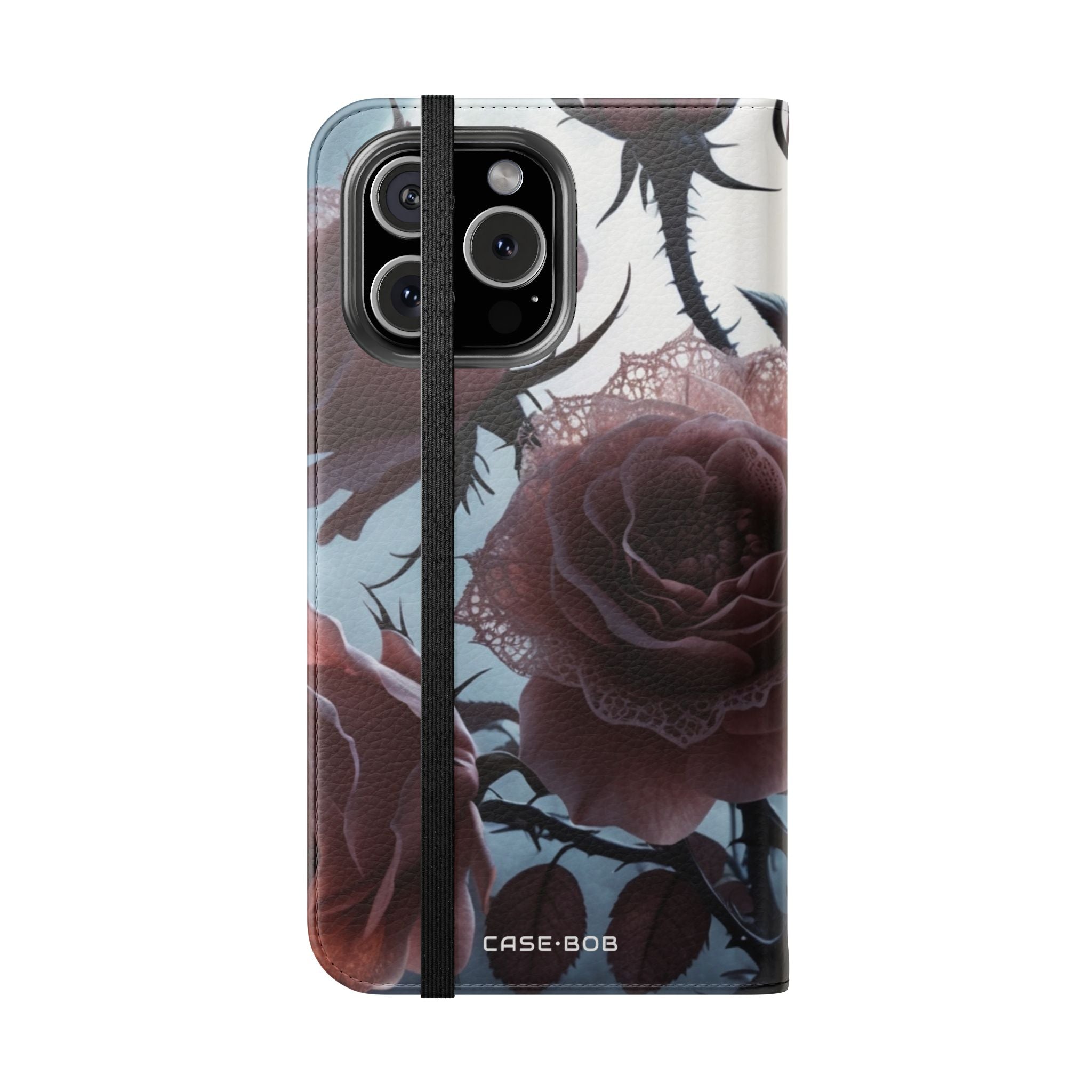 Lace Rose Moonlight - iPhone 16 Max Case - Wallet