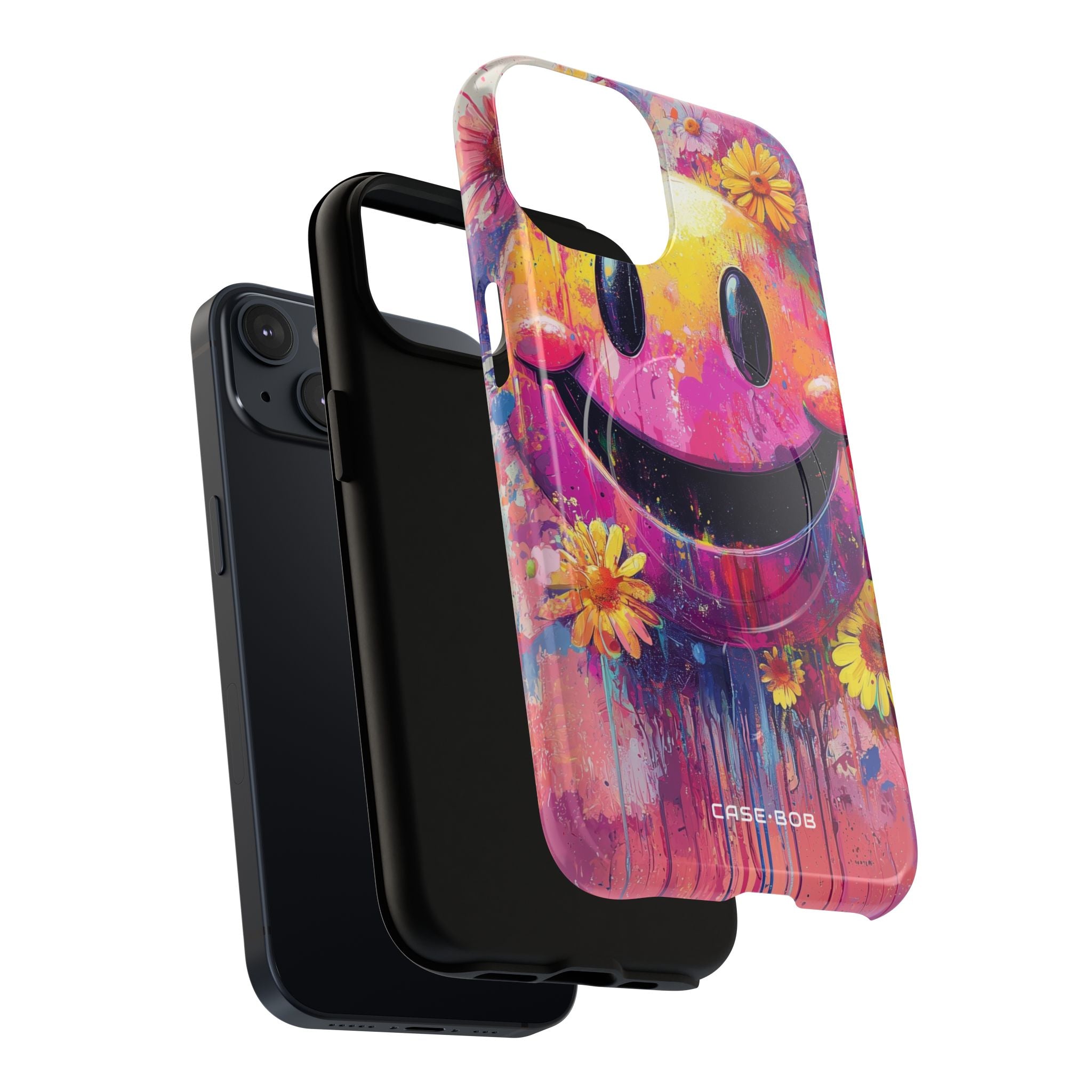Smiley Bloom iPhone 14 Case - Tough+