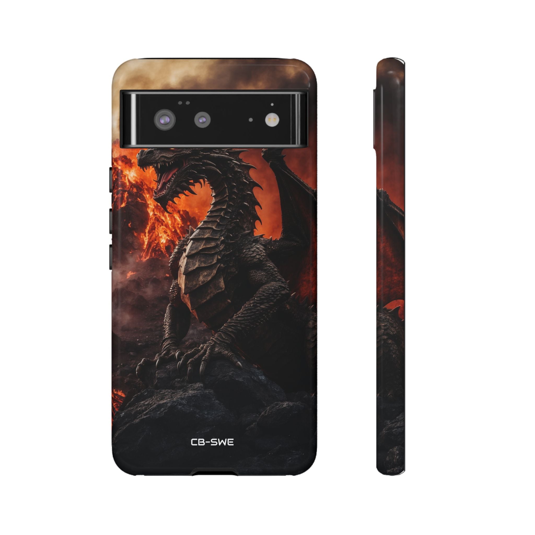 Fiery Dragon Soars - Google Pixel Case