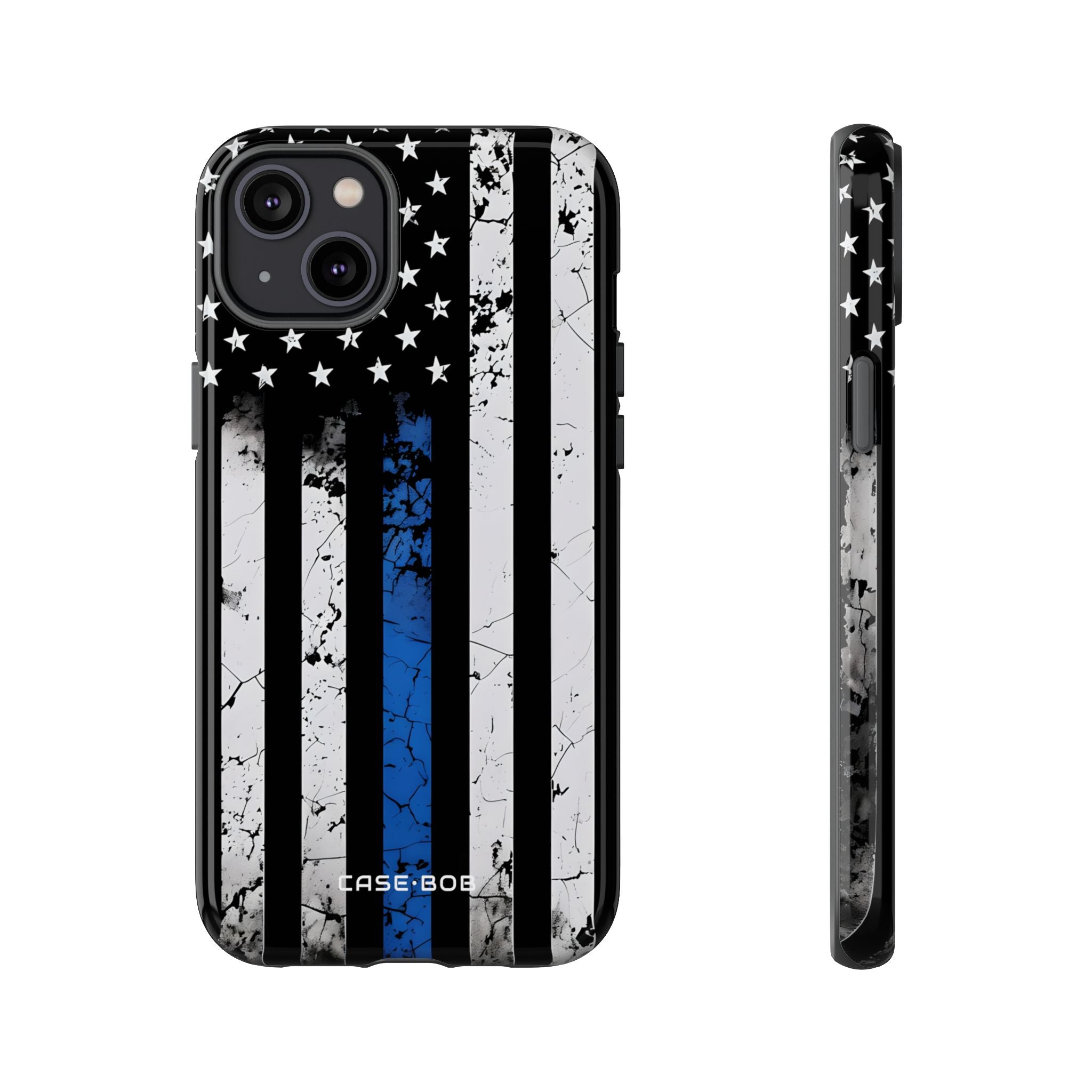 Blue Stripe Flag iPhone 14 Plus Case - Tough