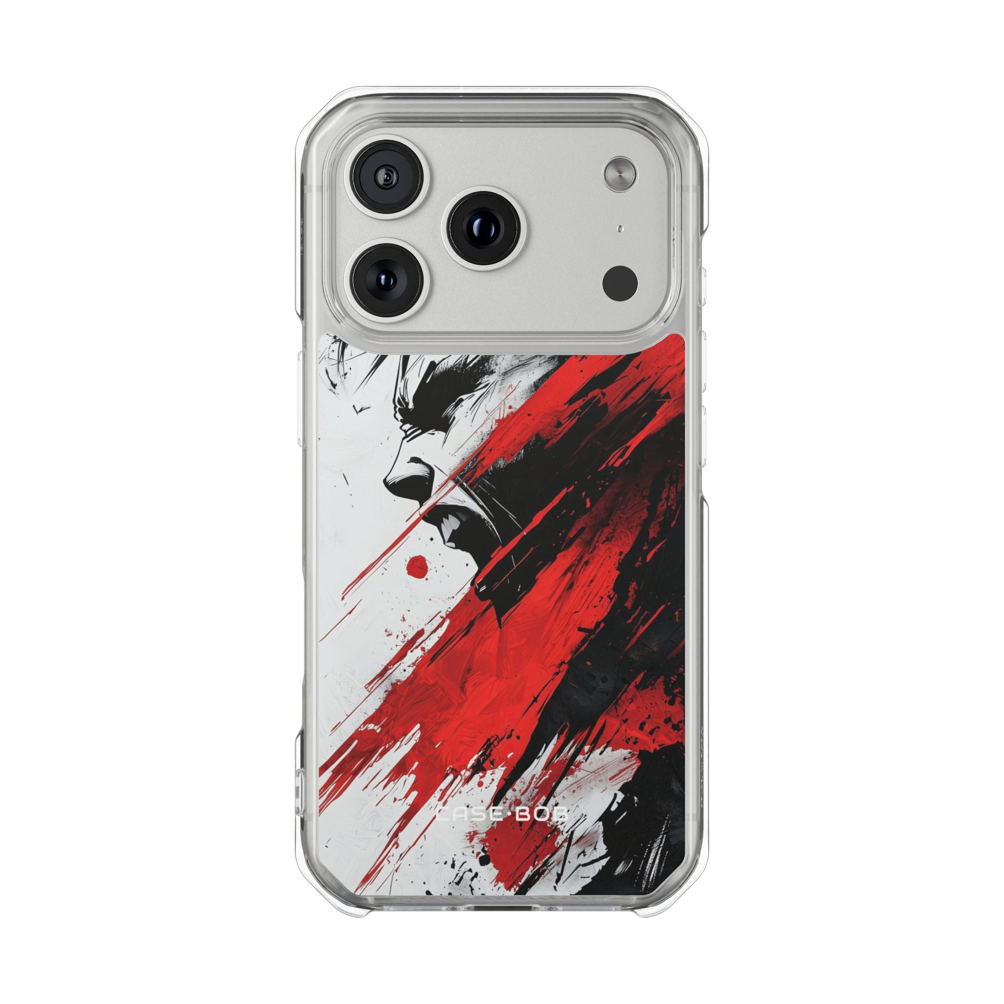 Screaming Silhouette Crimson iPhone 17 Pro Case - Impact