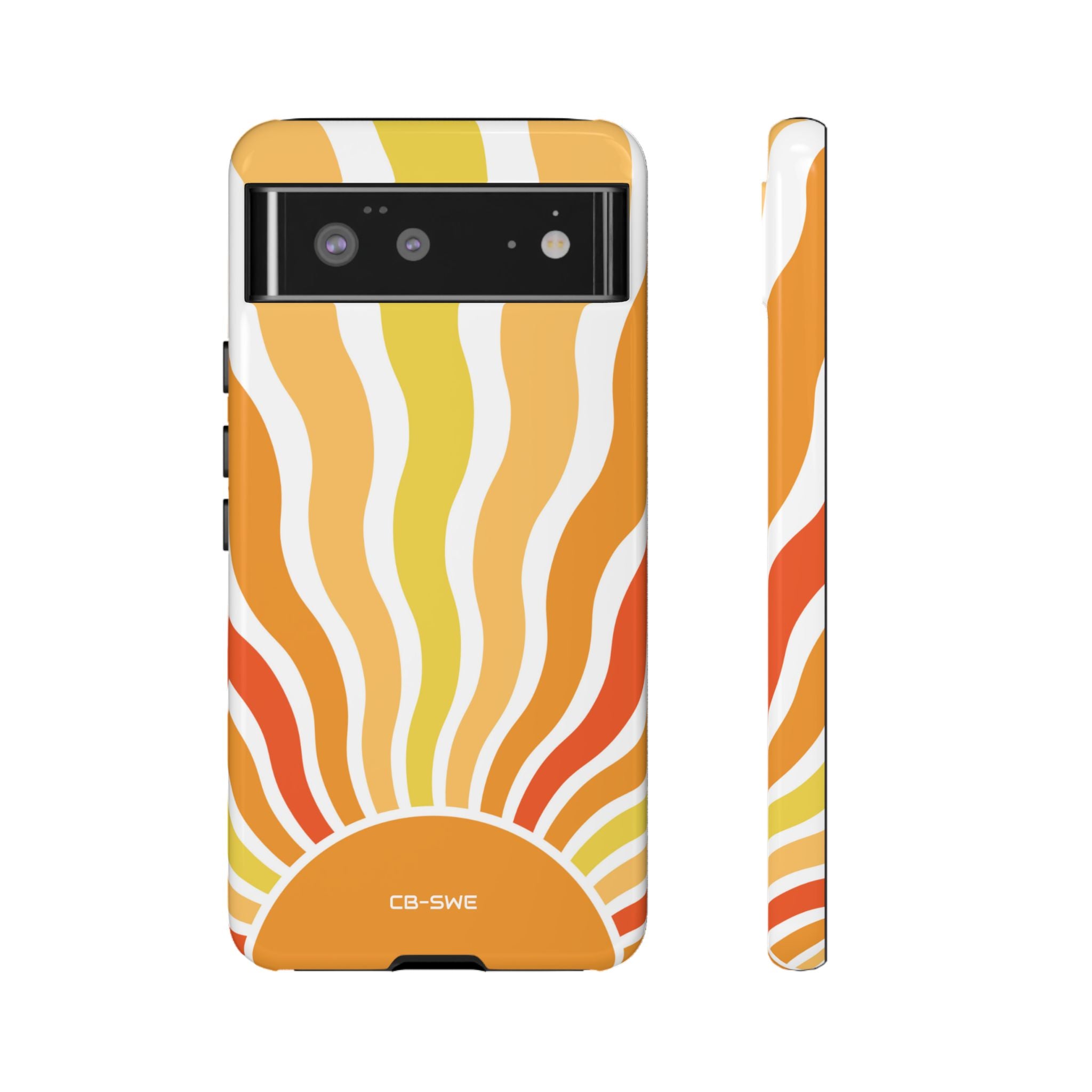 Retro Sunshine Waves - Google Pixel Case
