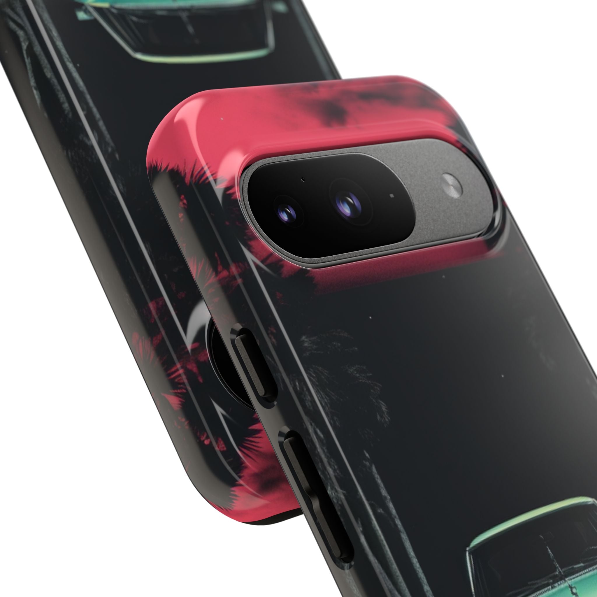 Retro Futuristic Nightscape - Google Pixel Case