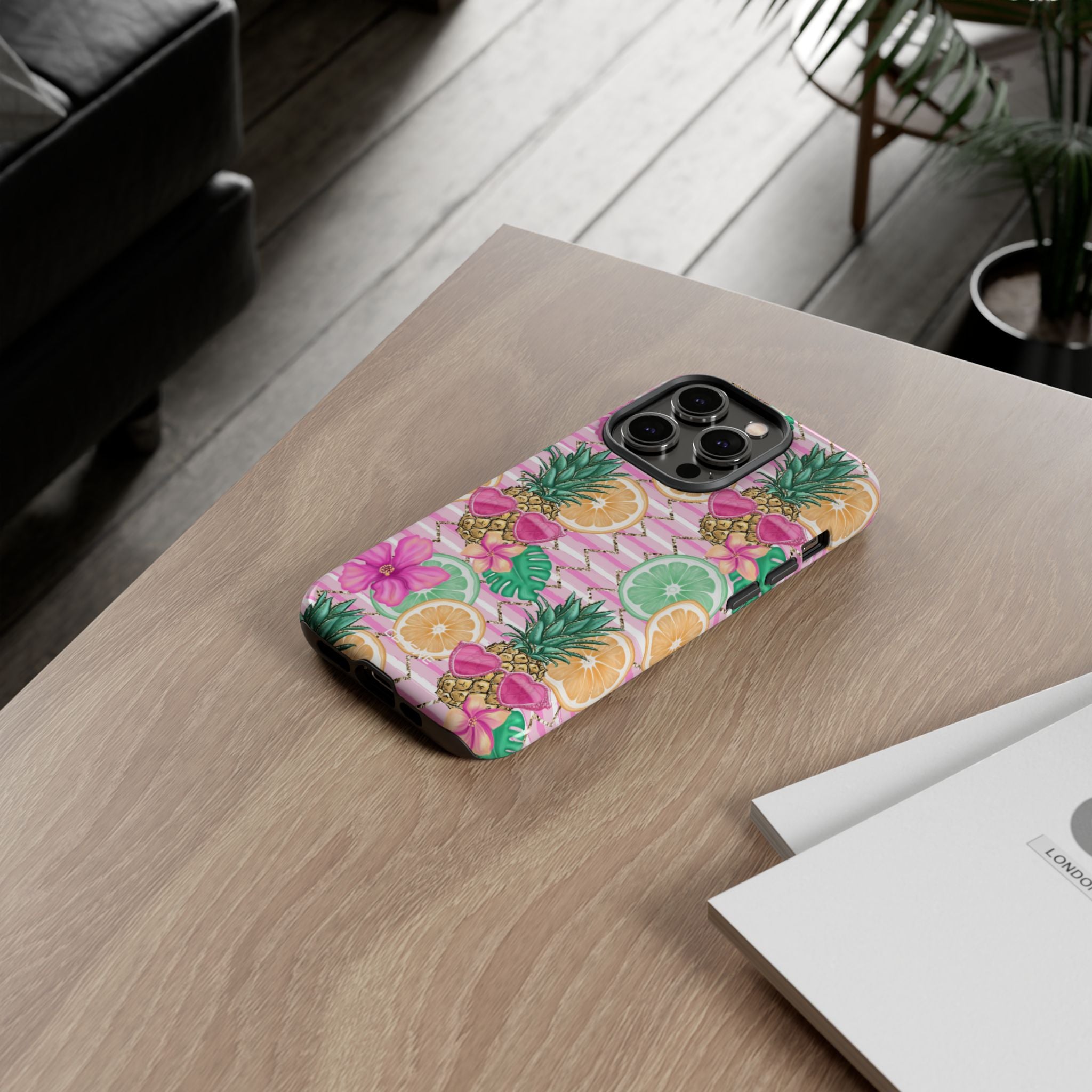 Tropical Fruits Dance - iPhone Case