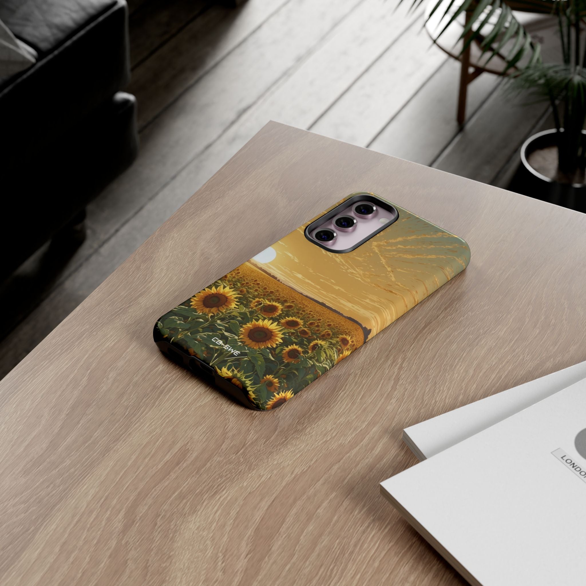 Sunflowers Embrace Sunset - Samsung Case