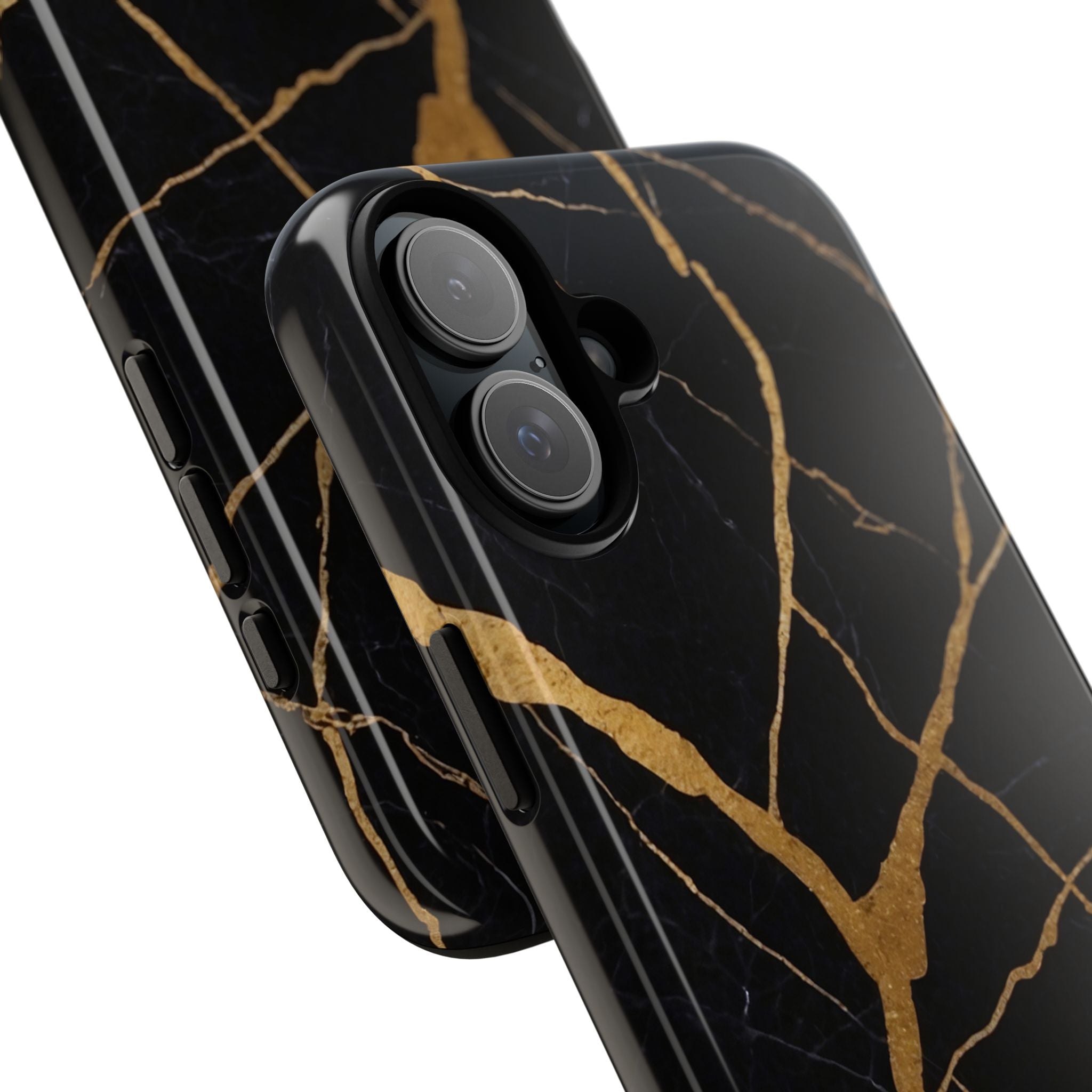 Golden Veins Twist - iPhone Case