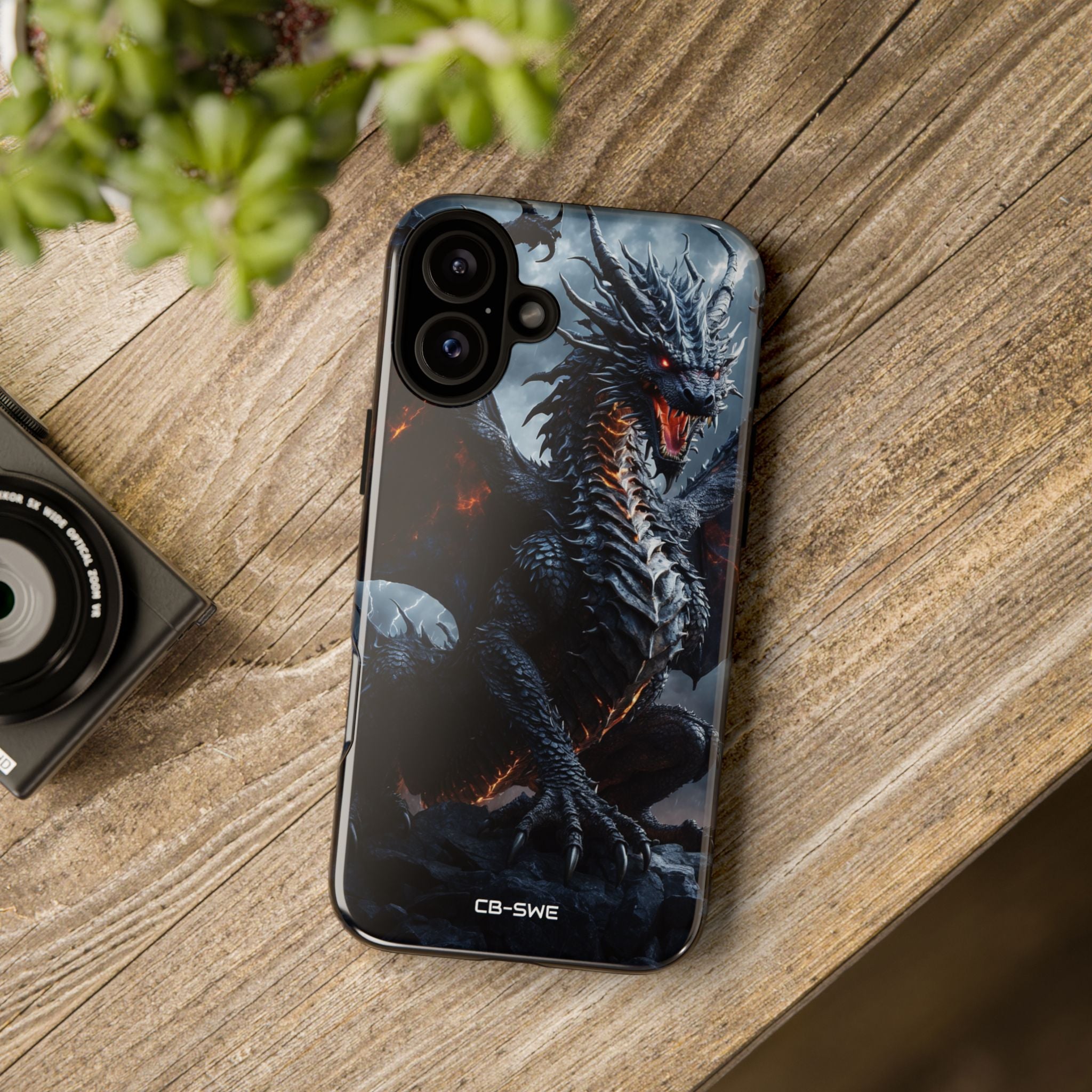 Fiery Wings Unleashed - iPhone Case