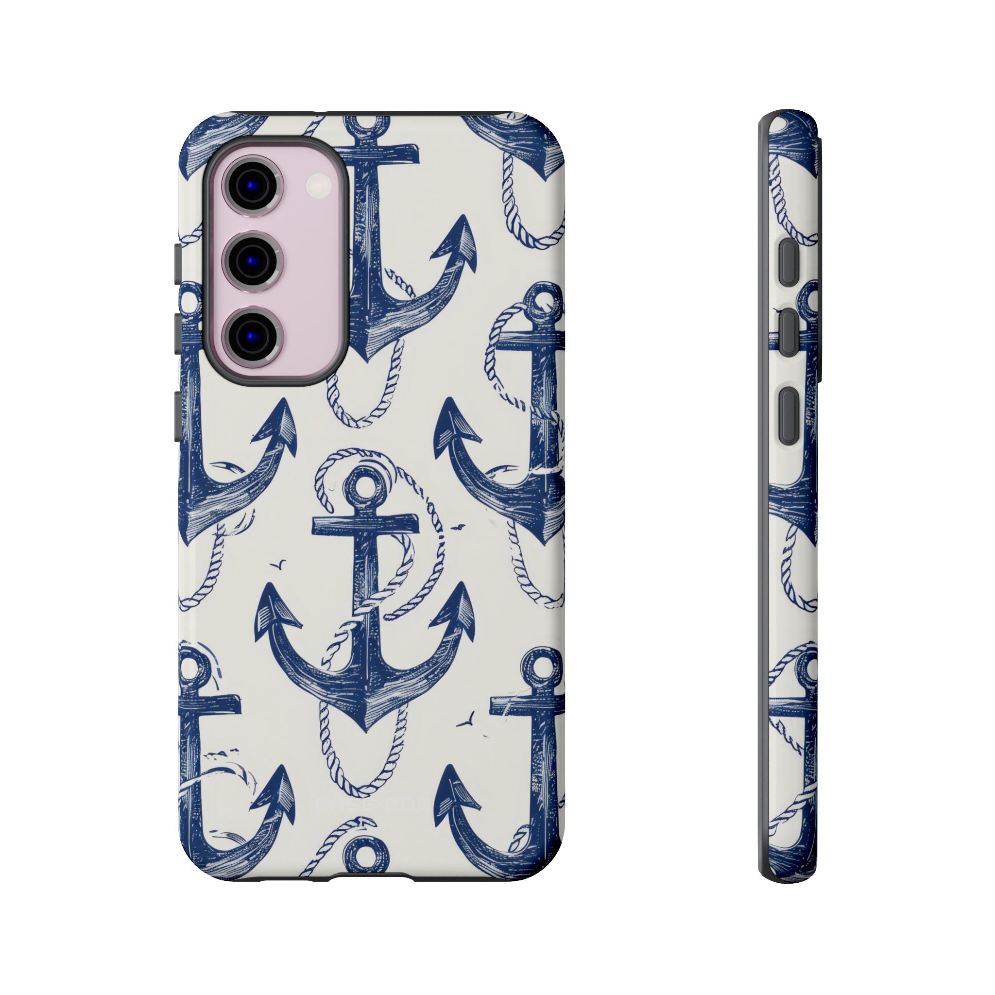 Navy Anchor Loop Samsung S23 Plus Case - Tough