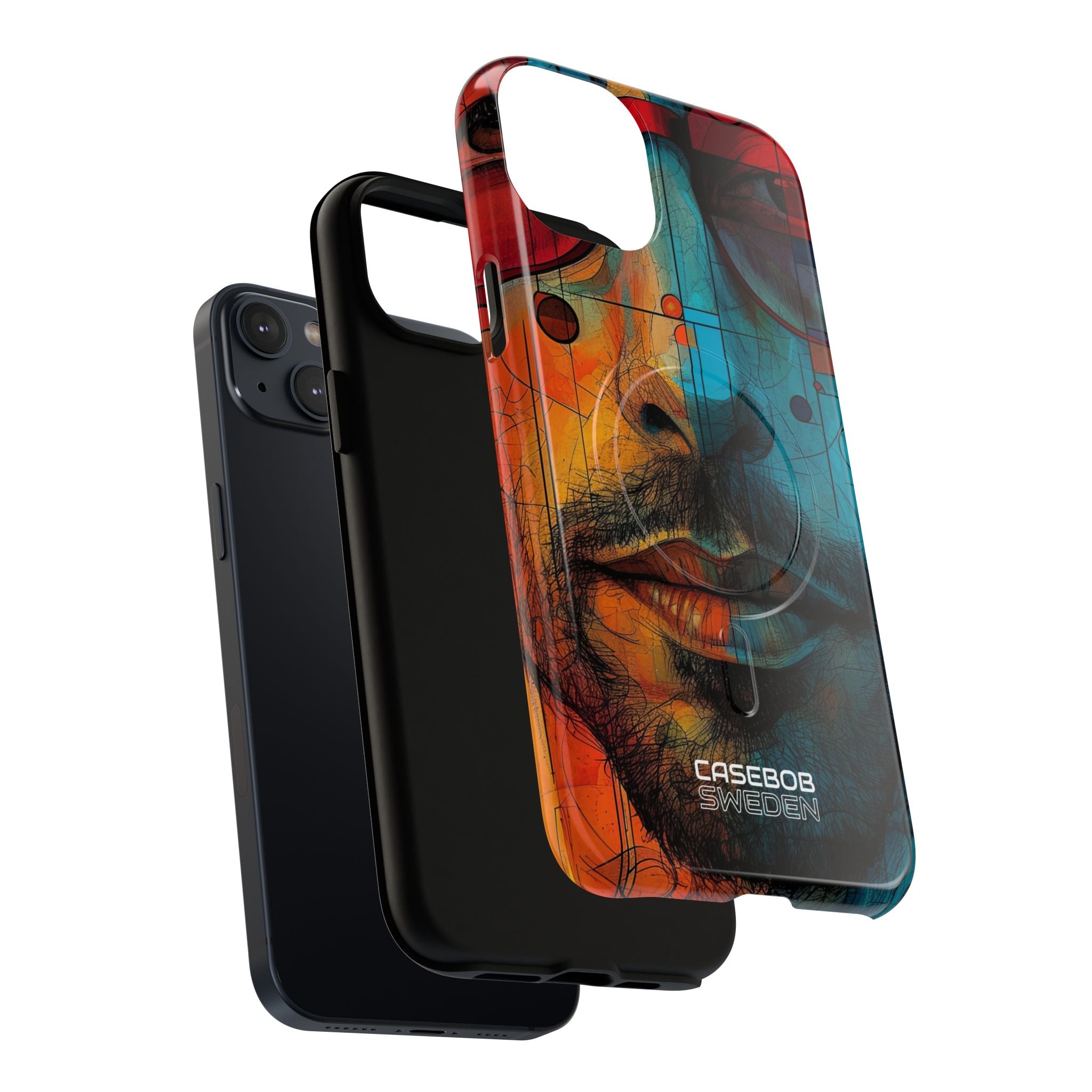 Cubist Glasses Face iPhone 14 - Tough+