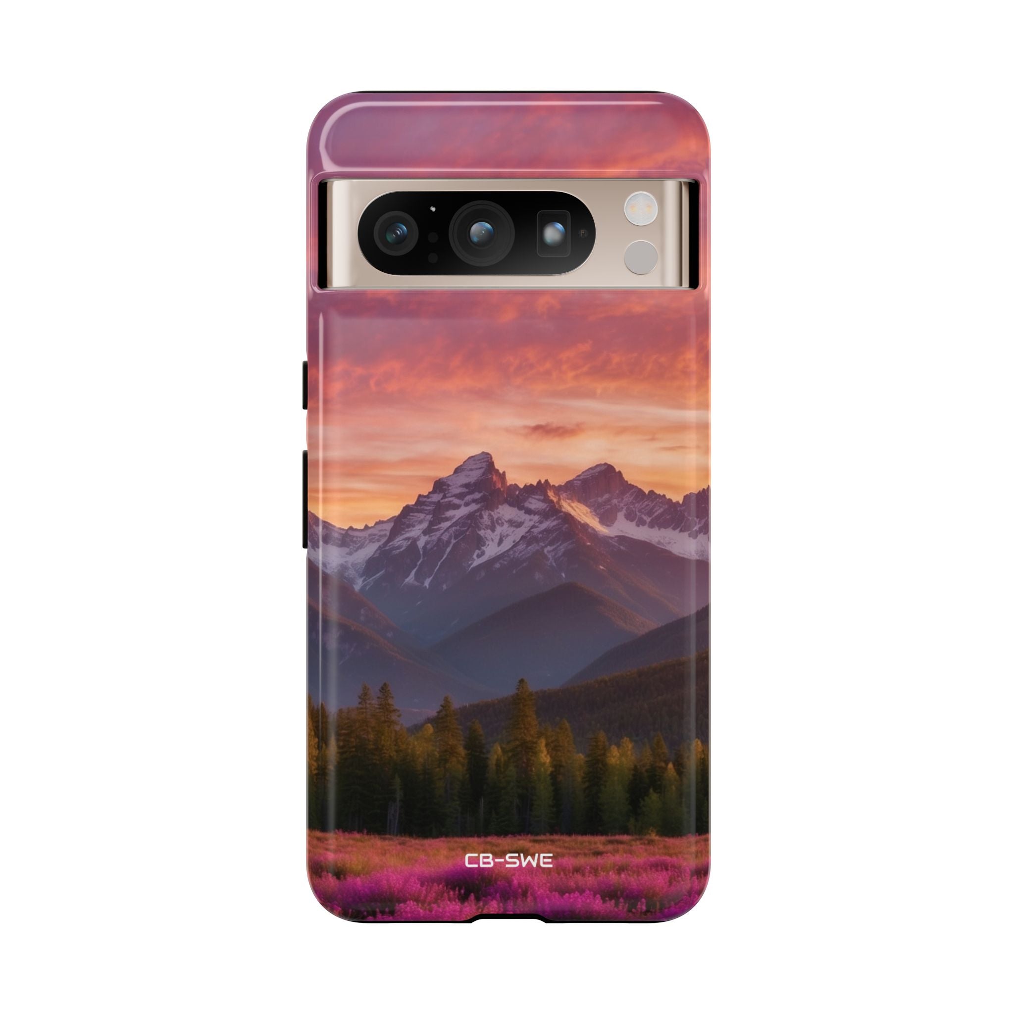 Mountain Peaks Glow - Google Pixel Case