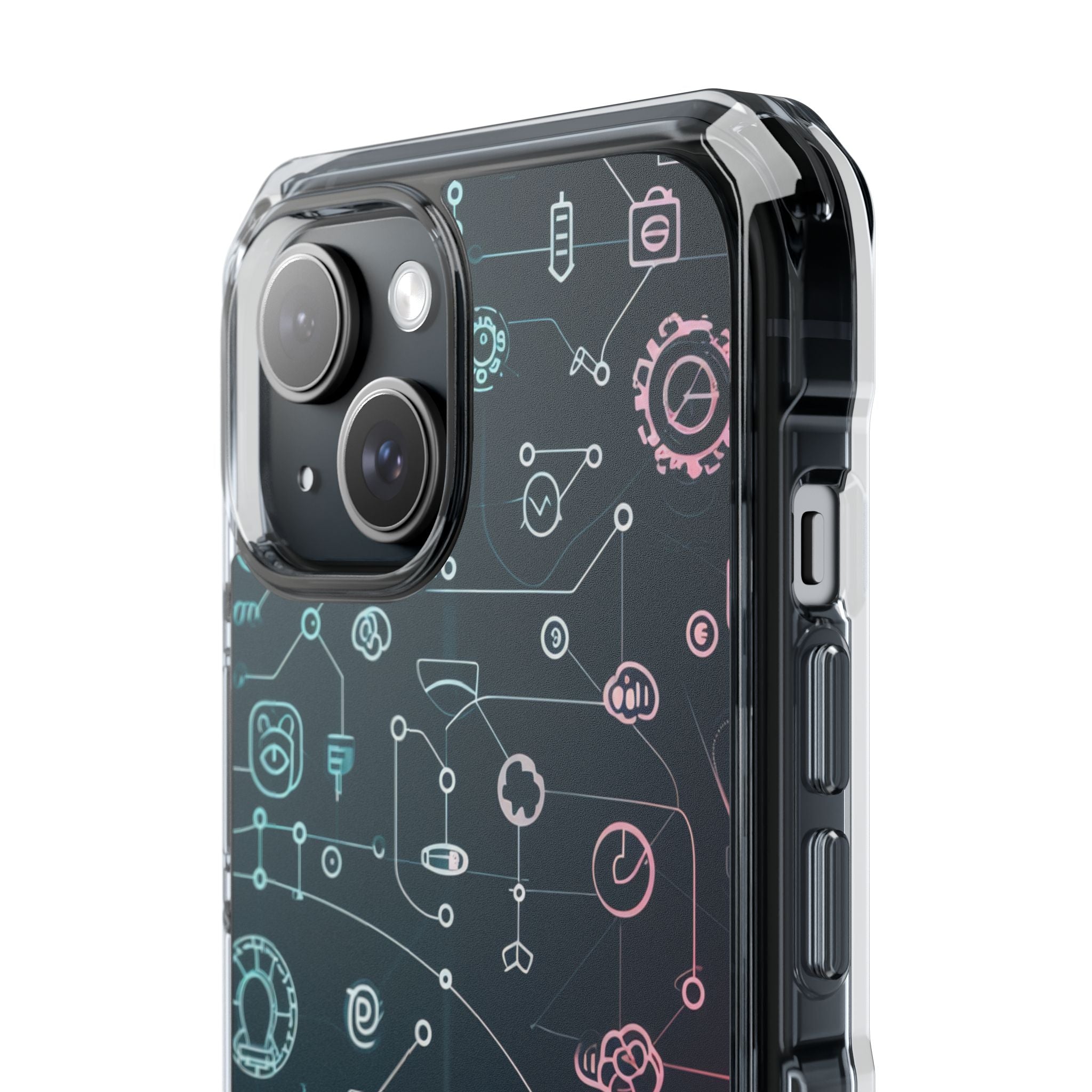 Digital Circuit Flow iPhone 15 - Impact Clear+