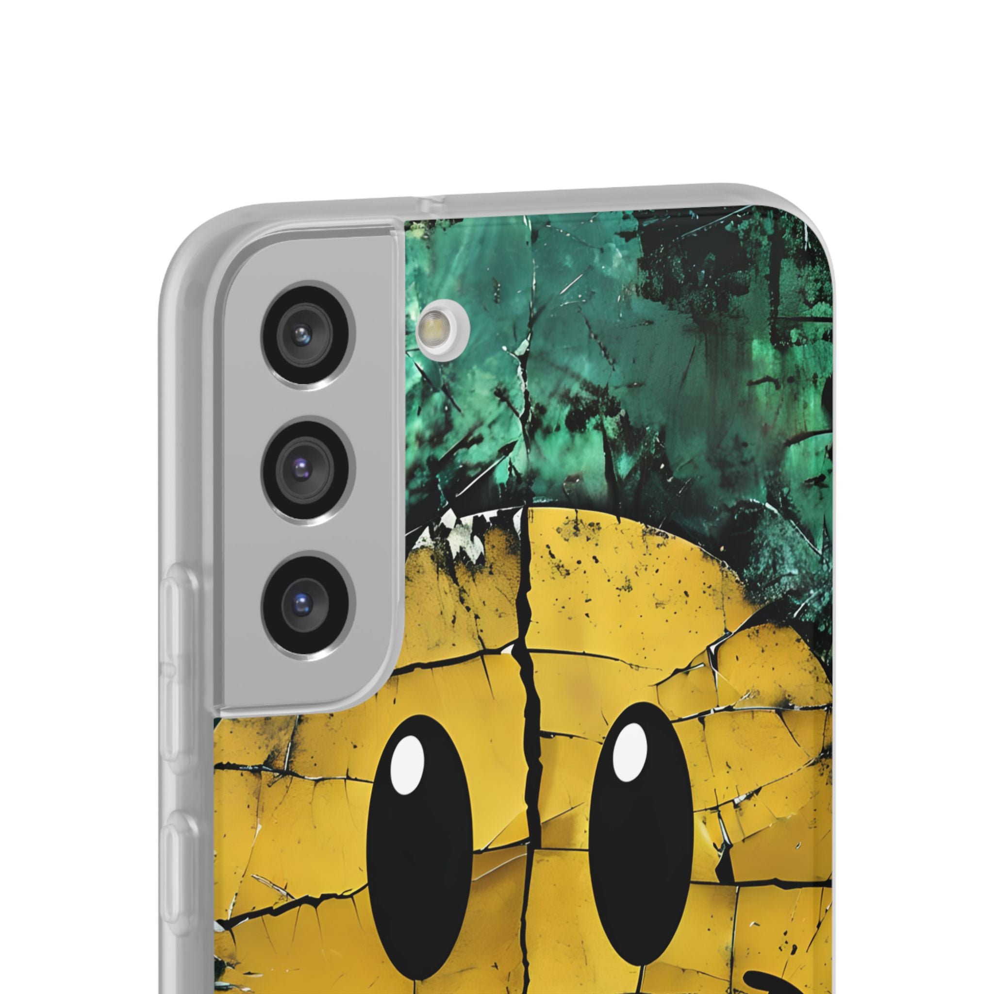 Cracked Smiley Samsung S22 Plus Case - Soft