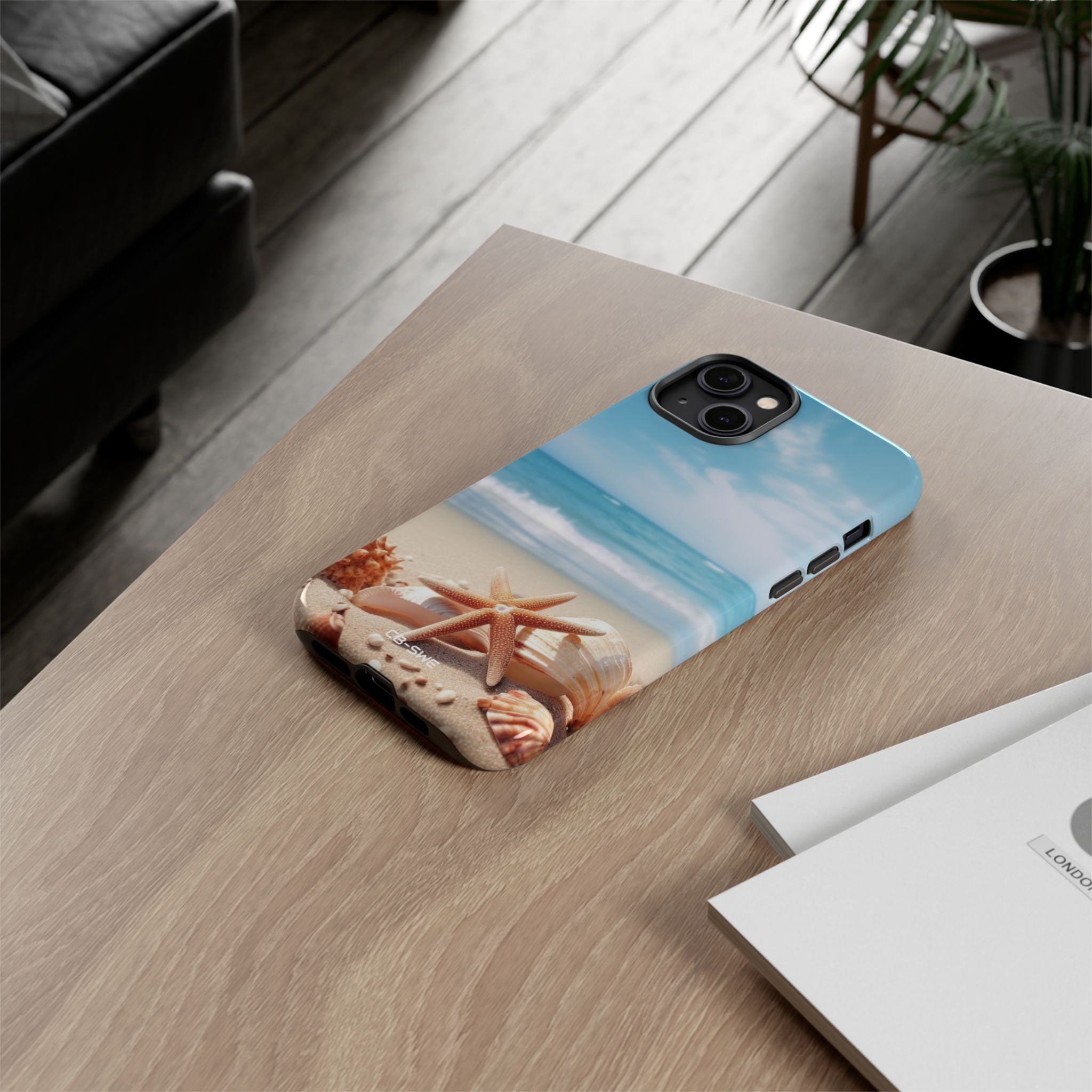 Shells Rest Beneath Waves - iPhone Case
