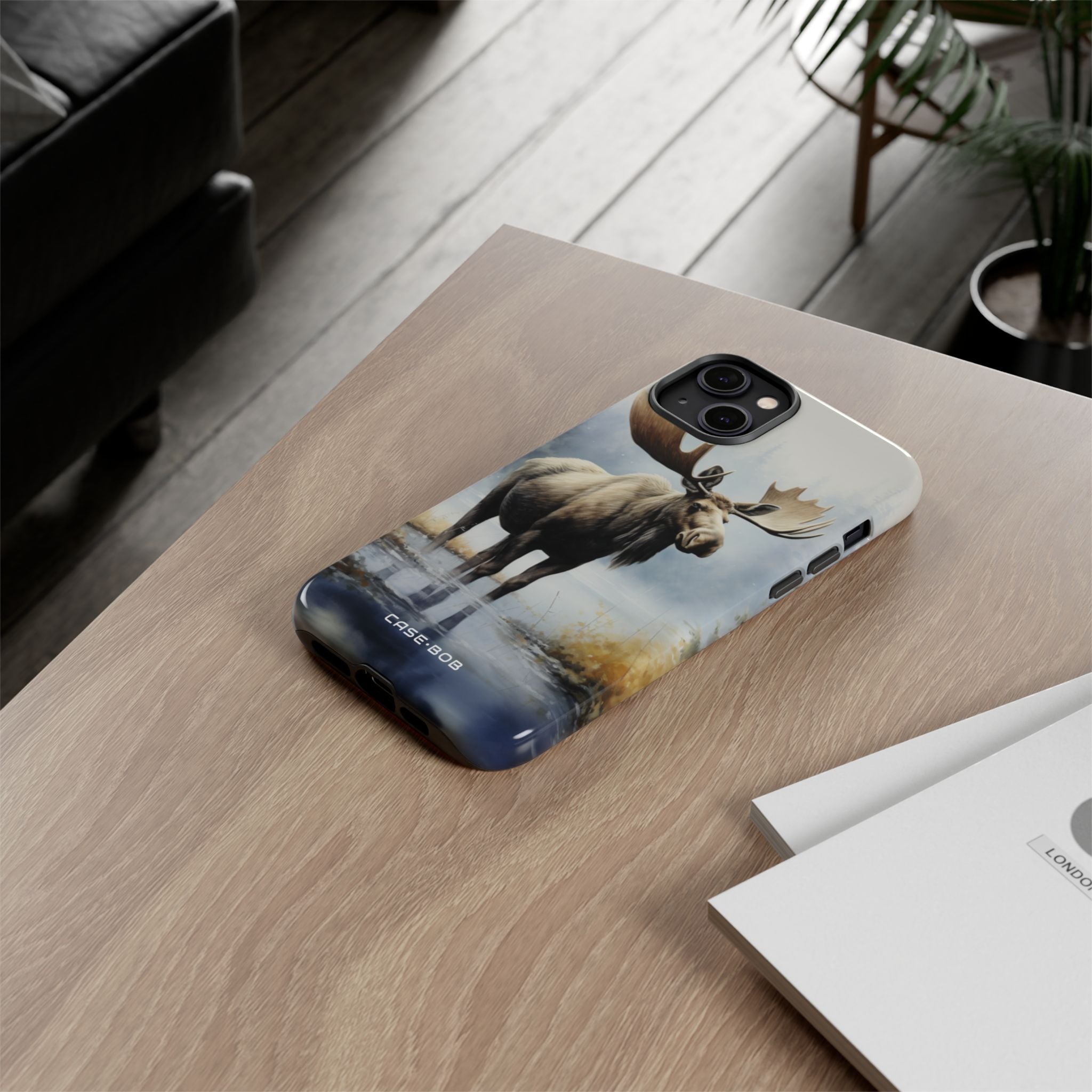 Moose Reflection iPhone 14 Plus Case - Tough