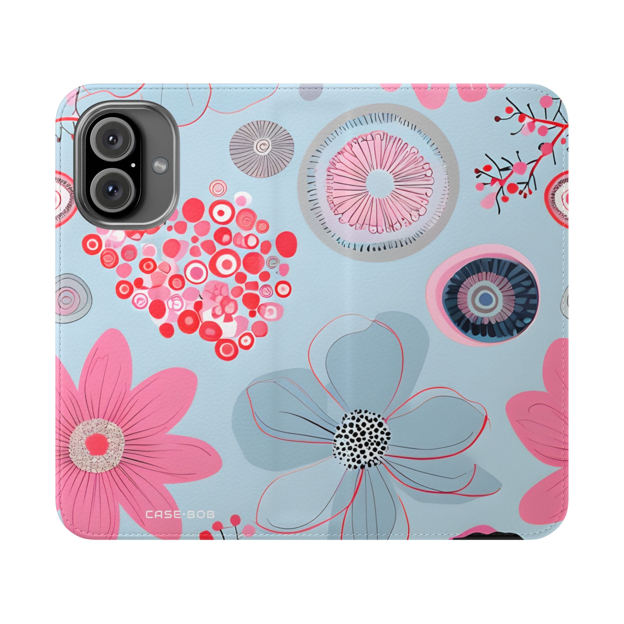 Outlined Bloom Radiance - iPhone 16 Case - Wallet