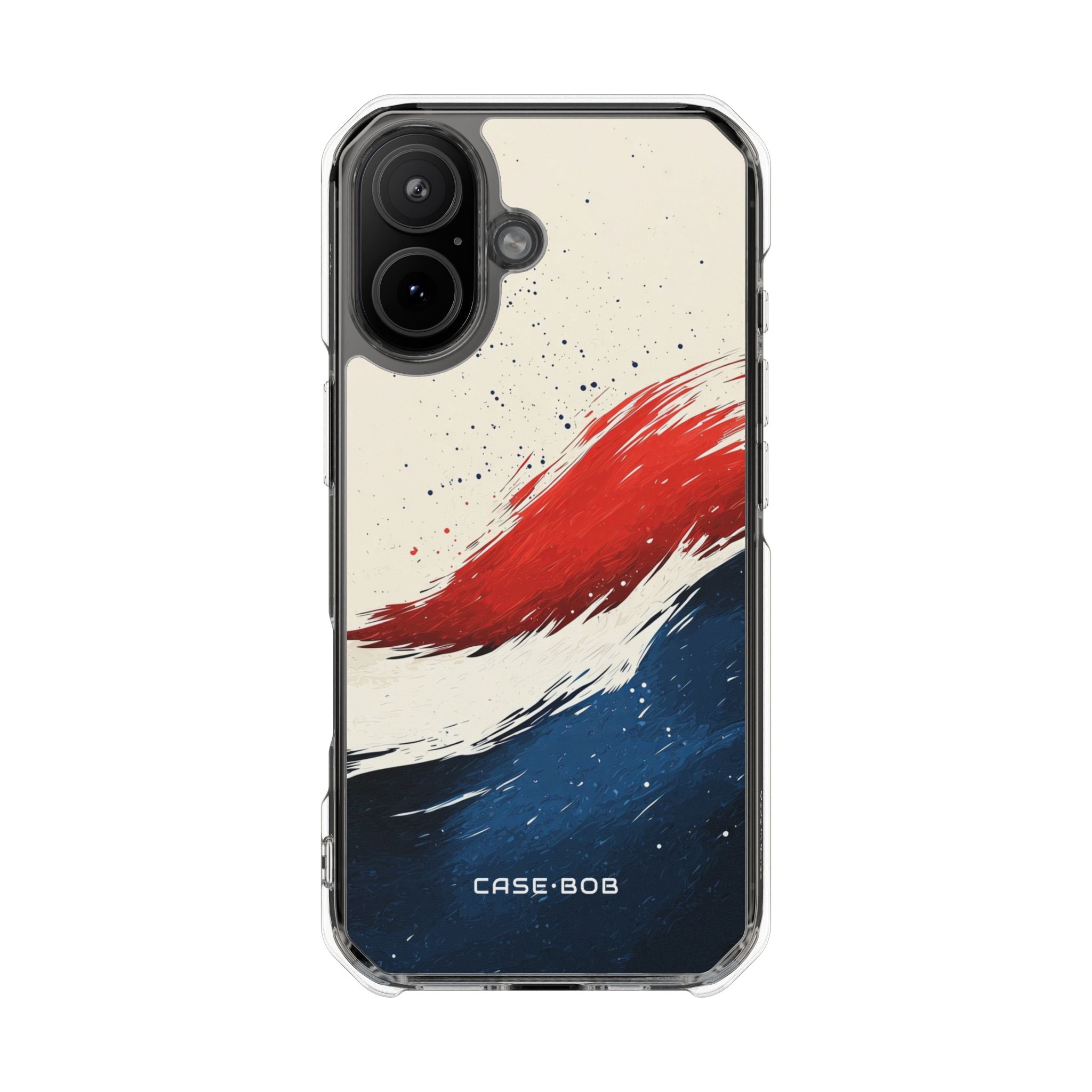 Red Wavebrush iPhone 17 Case - Impact