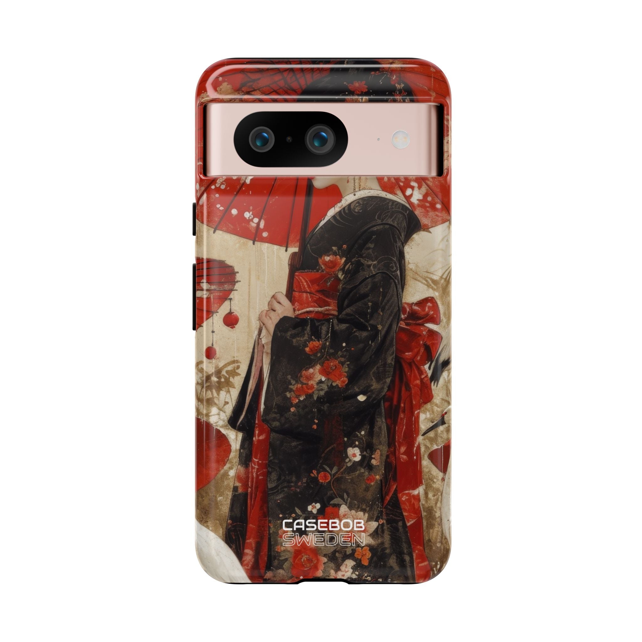 Scarlet Crane Dreams Google Pixel 8 - Resistente