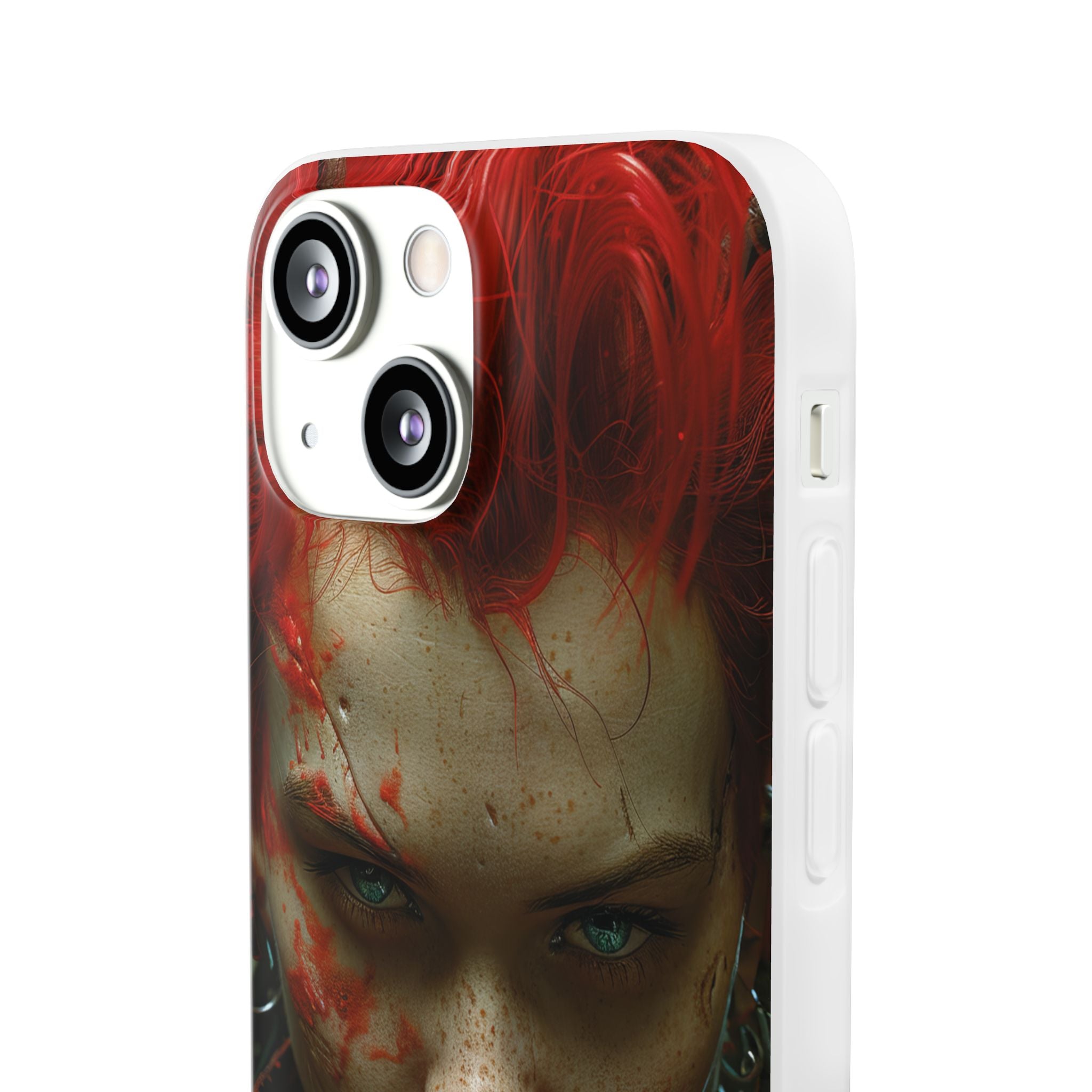 Red Spike Gaze iPhone 13 mini Case - Soft