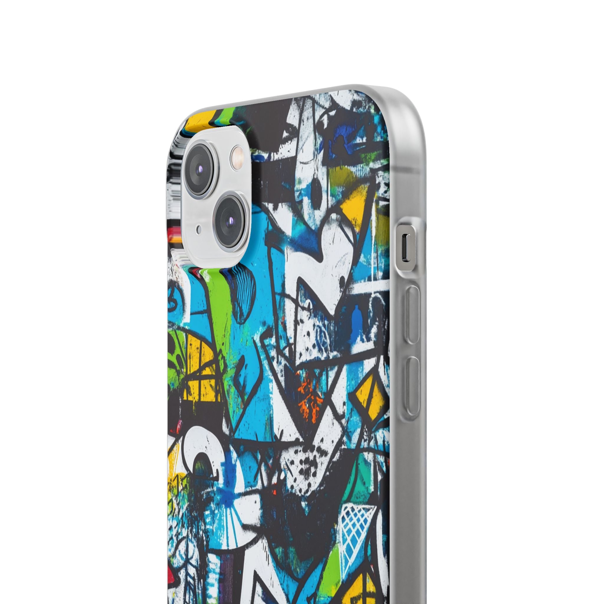 White Ripple Drift iPhone 14 Plus Case - Soft